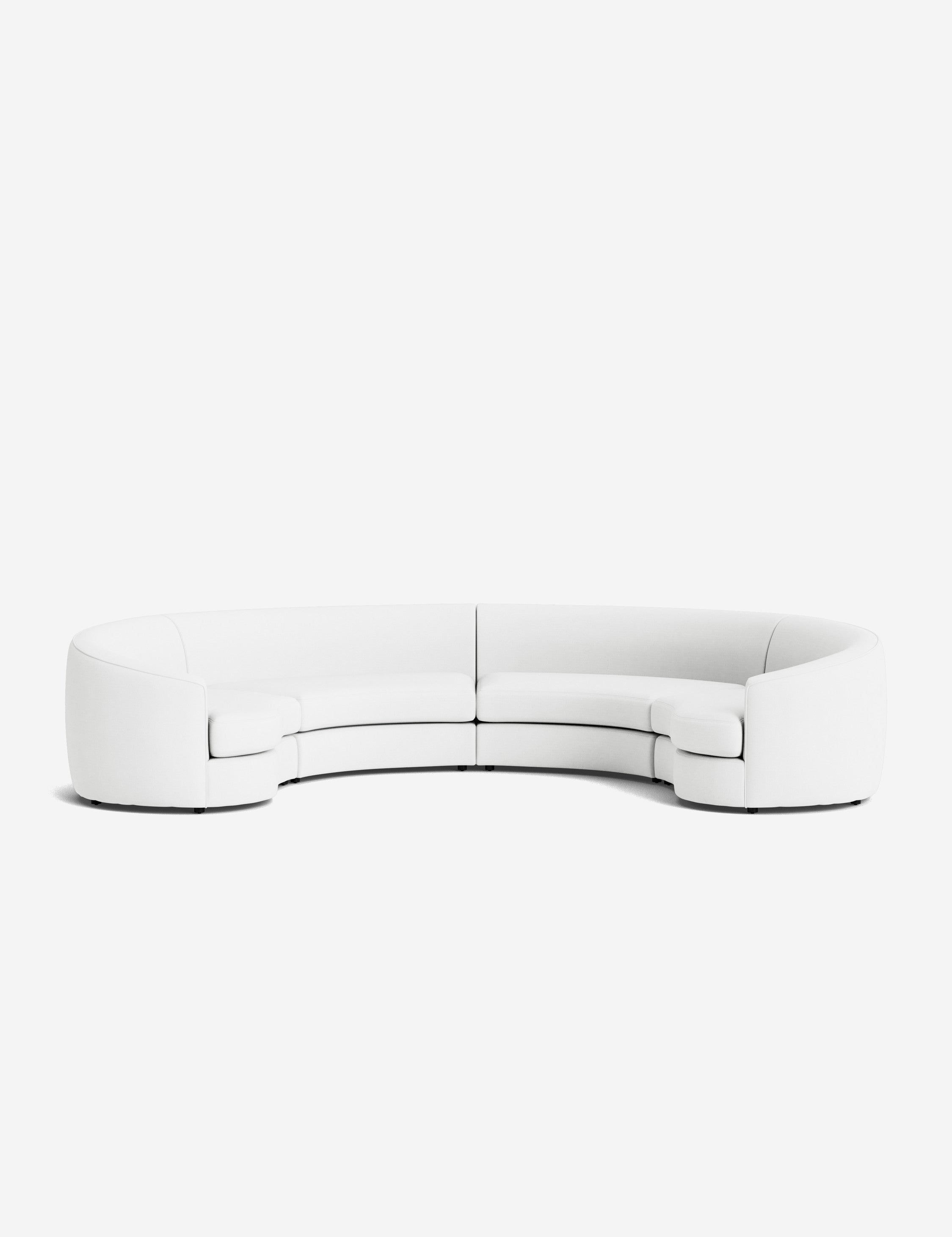 Lulu and Georgia Imada Modular Curved Sectional Sofa - view 44
