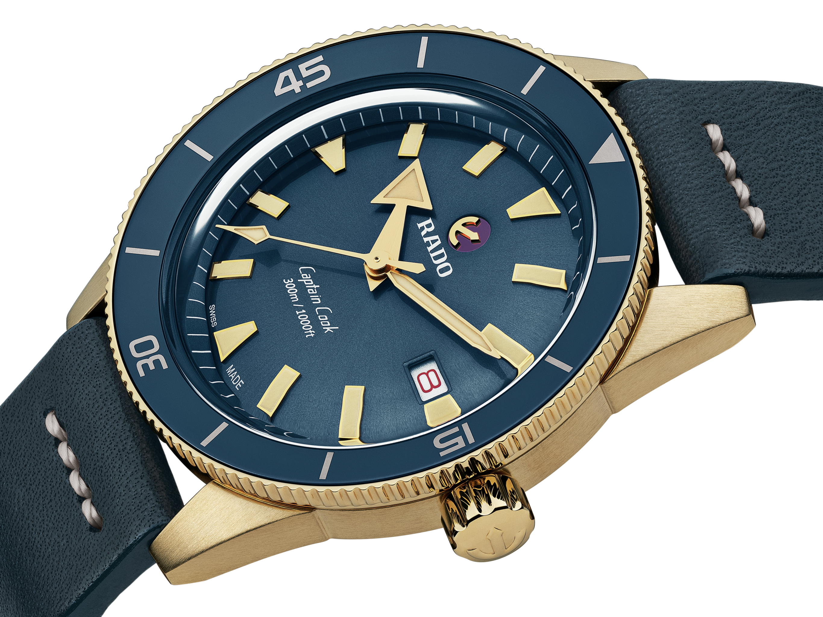 Rado Captain Cook Blue Dial Men 42mm
