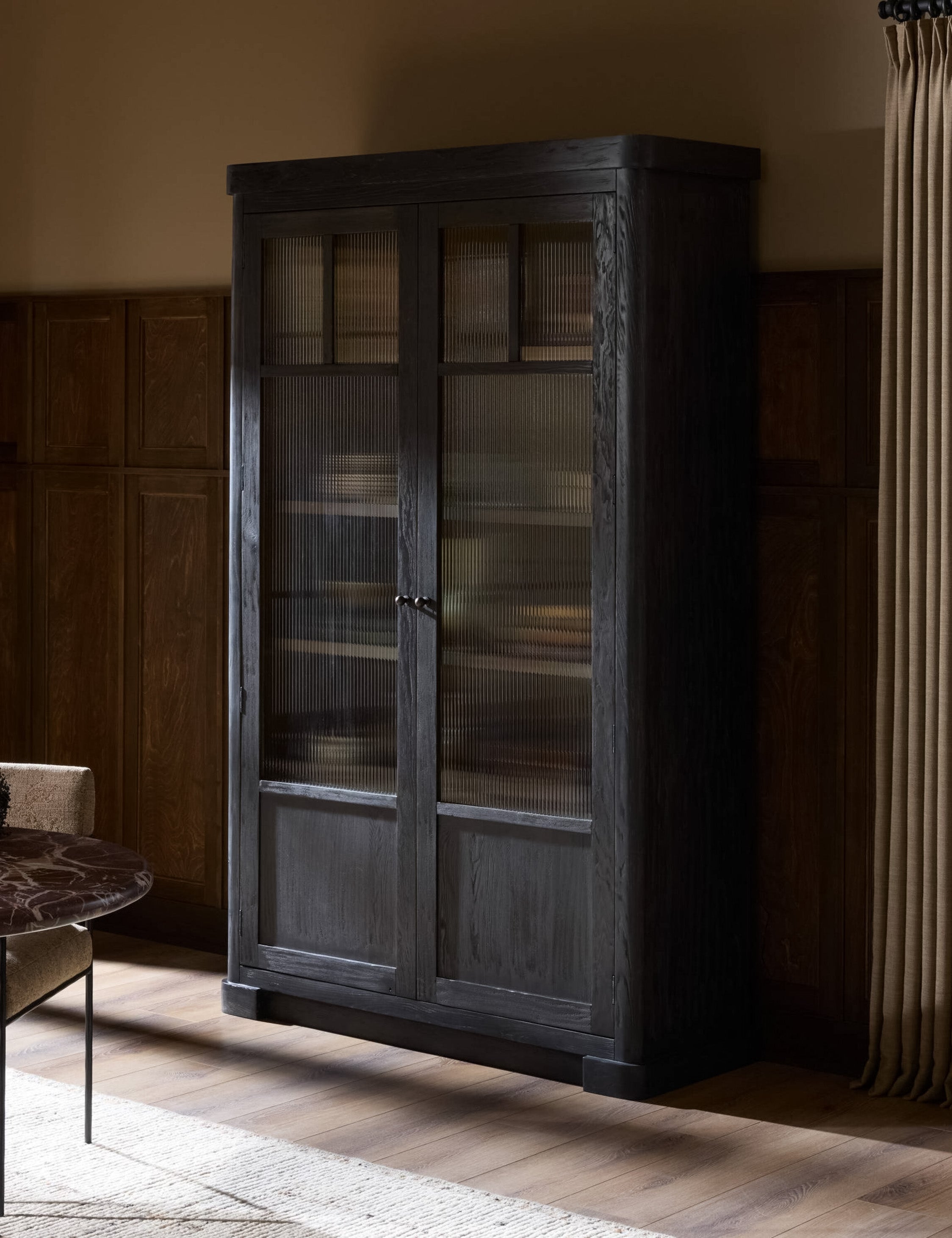 Lulu and Georgia Murrell Curio Cabinet – Black - view 2
