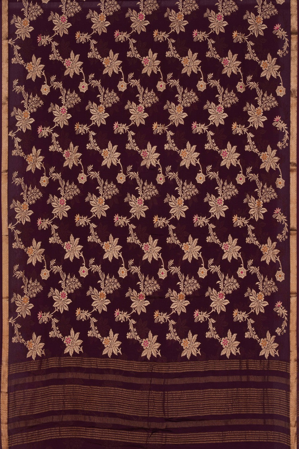 Kalanjali Crepe Saree With Embroidery Work – Women's - view 3