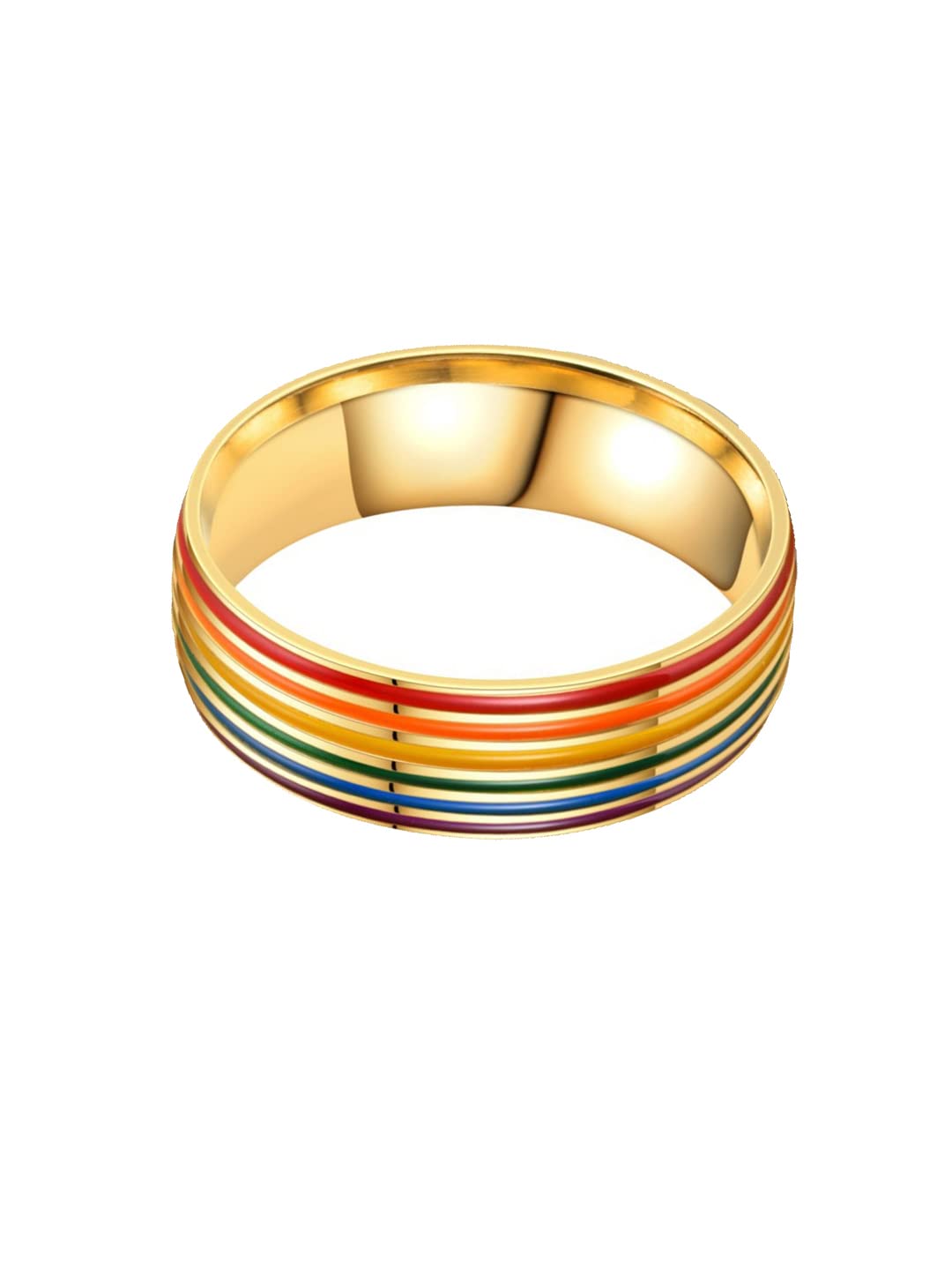 Yellow Chimes Ring For Couples Silver Tone Elegant Classic Engagement Rings For Men and Women - view 3