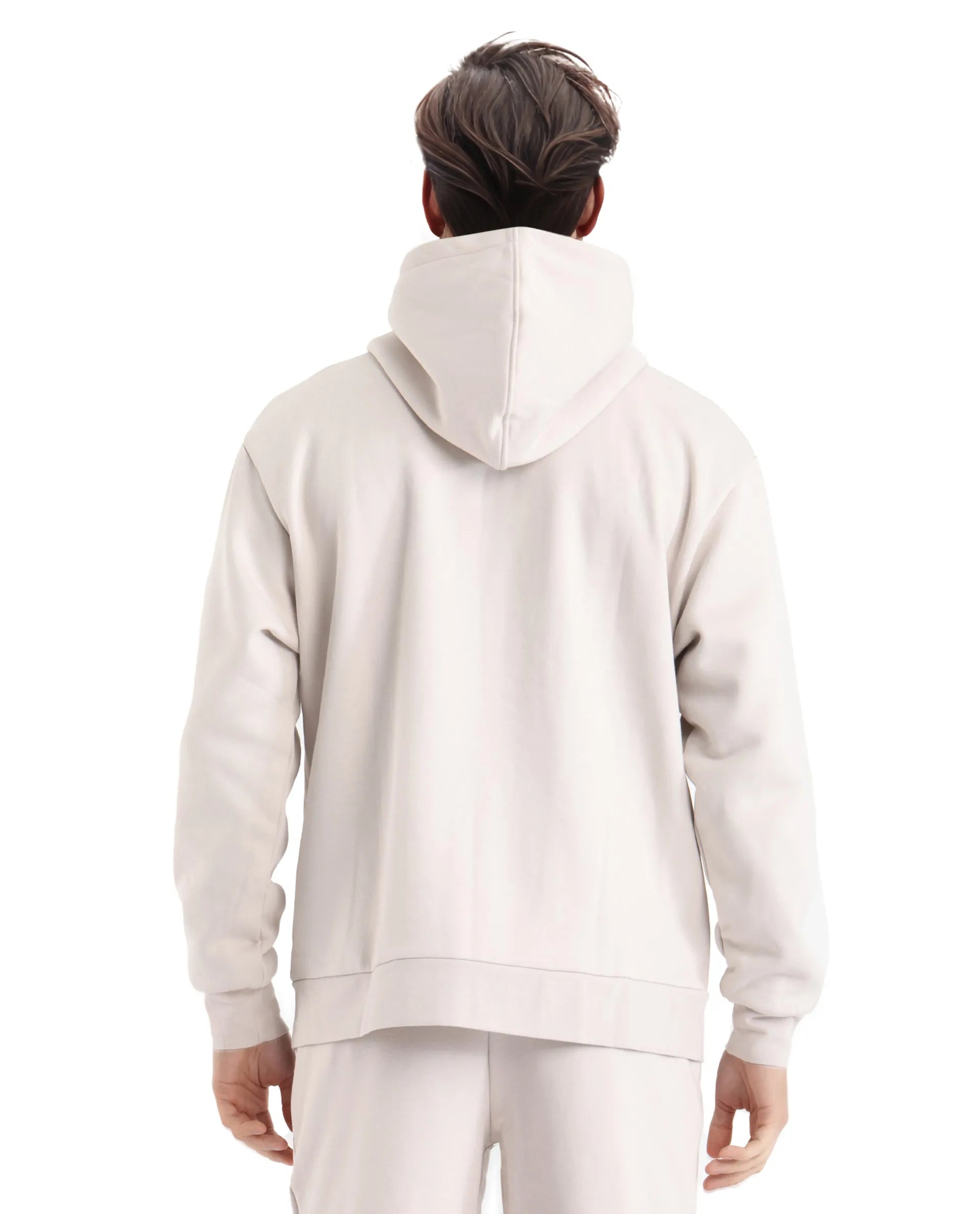 Rare Rabbit Men Anderson-2 Off White Full Sleeve Hooded Zipper Closure Plain Sweatshirt - view 4
