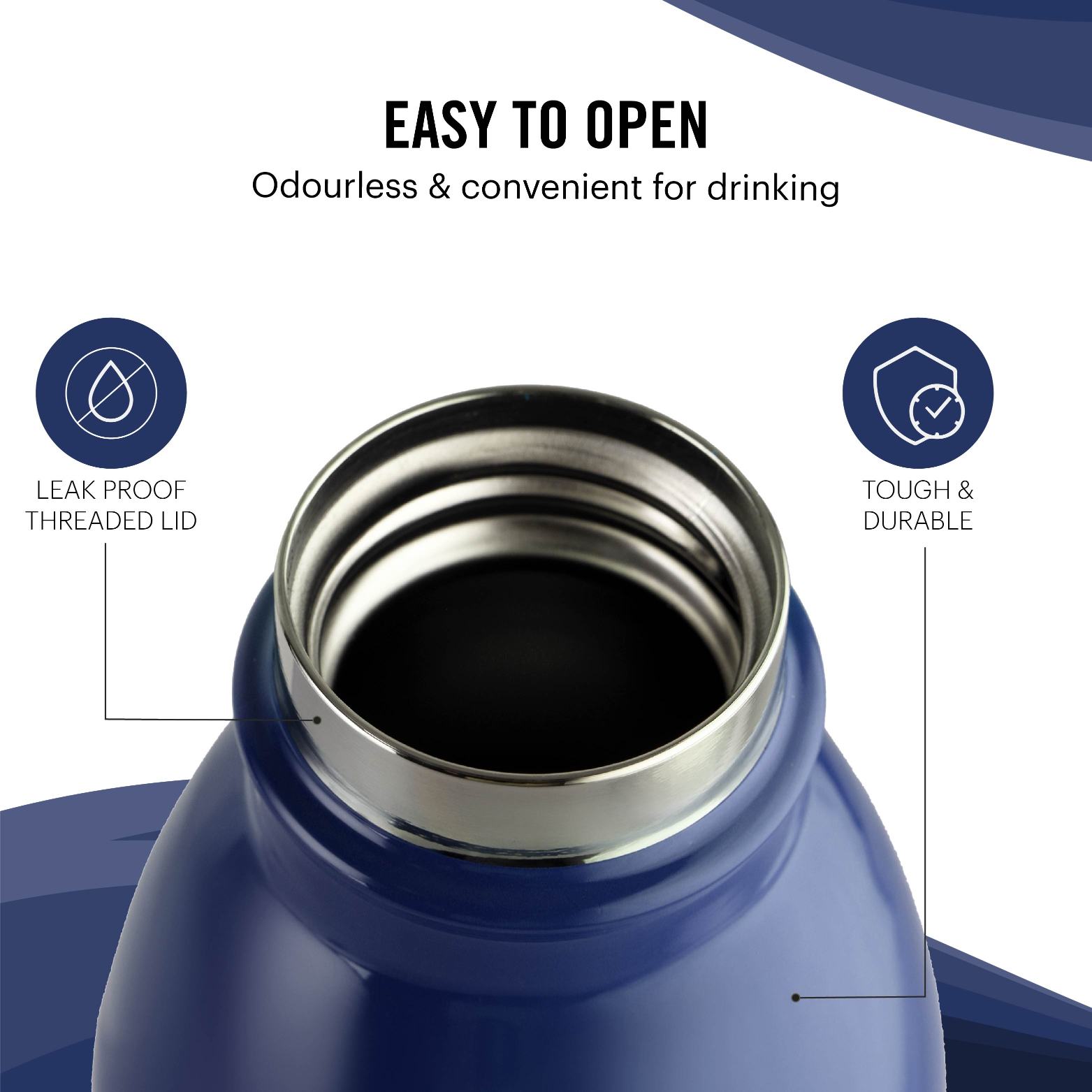Cello Nios Flask, Vacusteel Water Bottle, 900ml - view 21