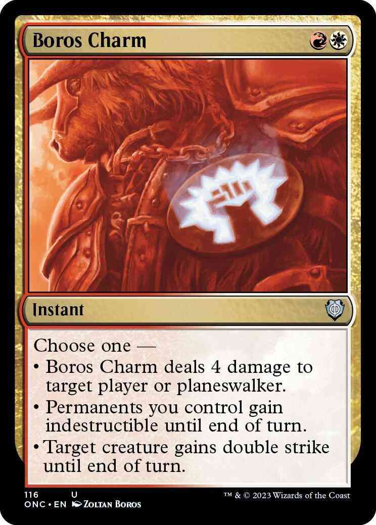 Boros charm 116 – Magic Boros Charm [116] [Phyrexia: All Will Be One: Commander] [Non-Foil]