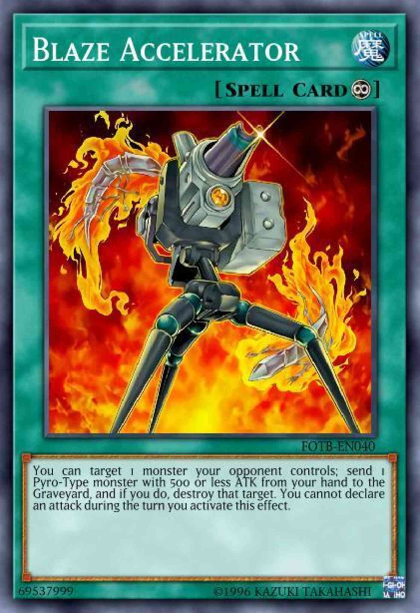 Yu-Gi-Oh! Blaze Accelerator - FOTB-EN040 - Common - 1st Edition