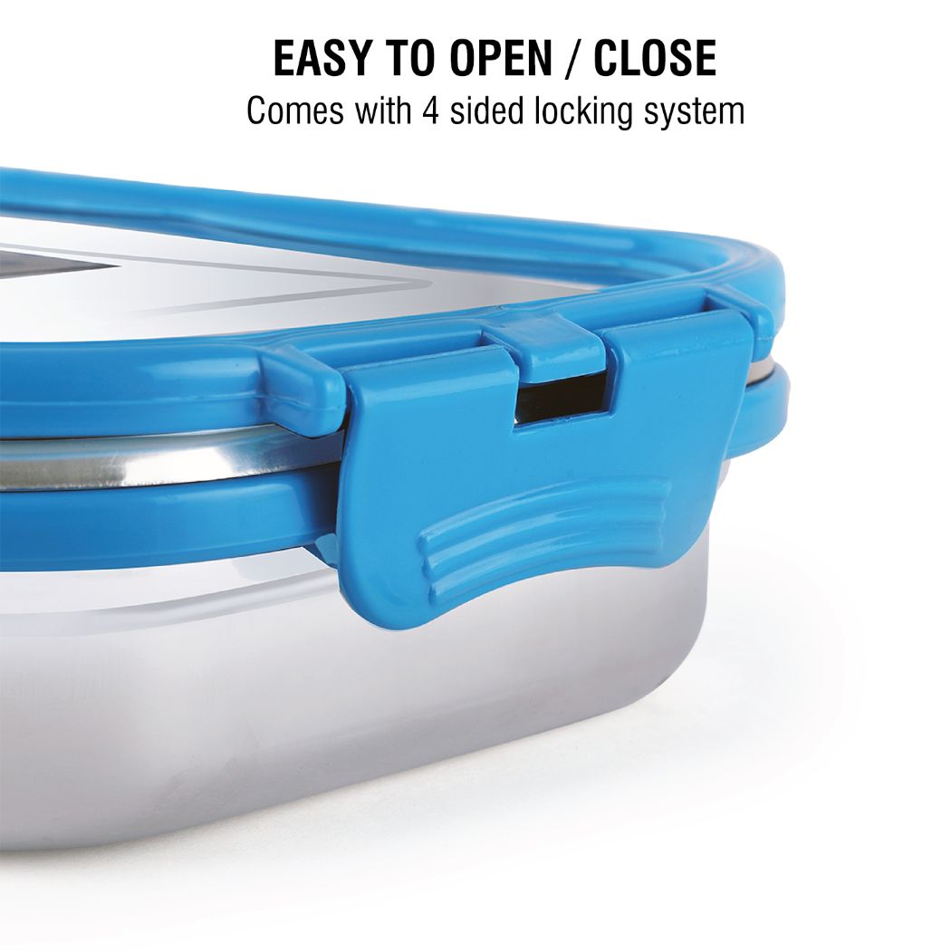 Cello Click It Stainless Steel Lunch Box, Big - view 7