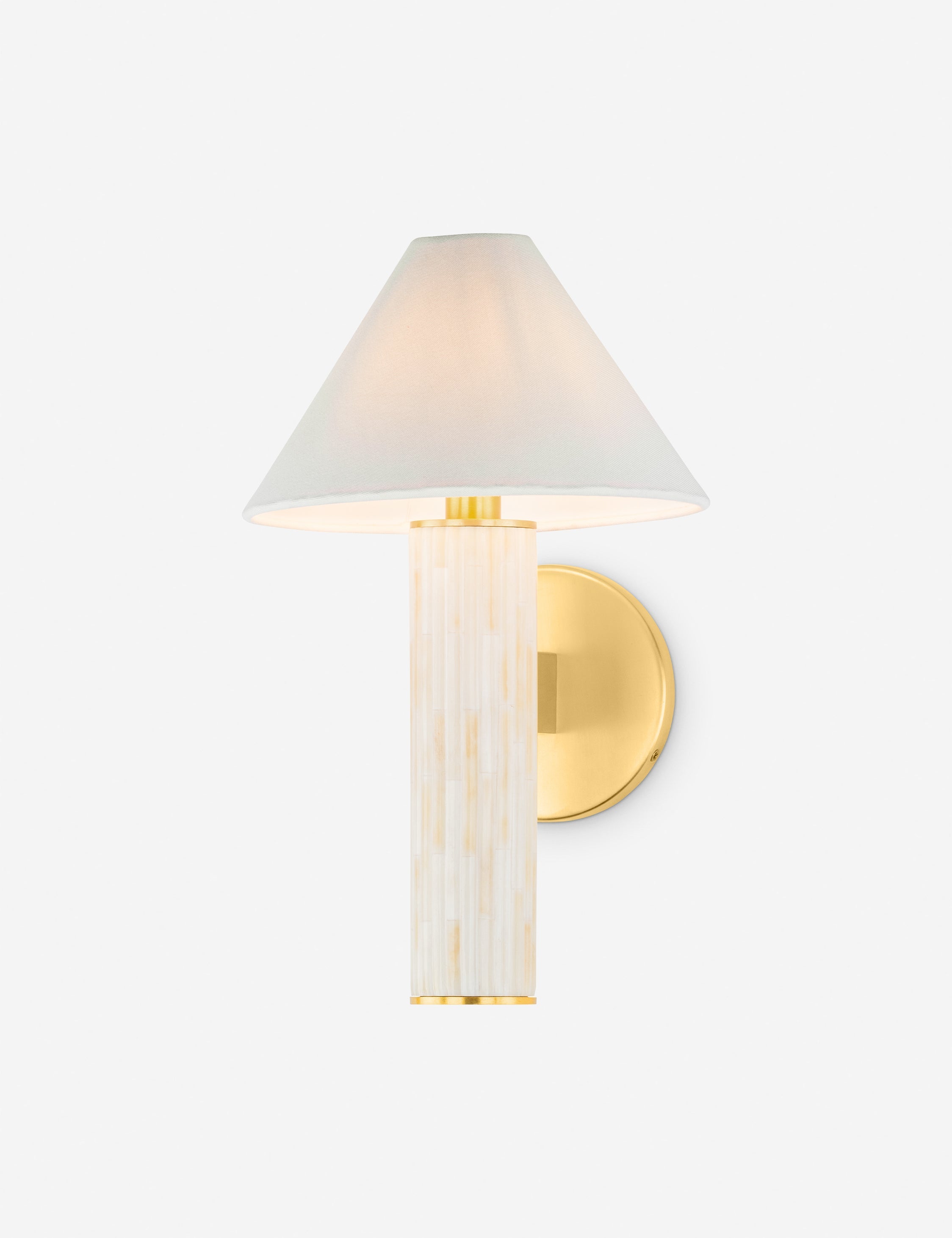 Lulu and Georgia Andrate Sconce – Aged Brass - view 2