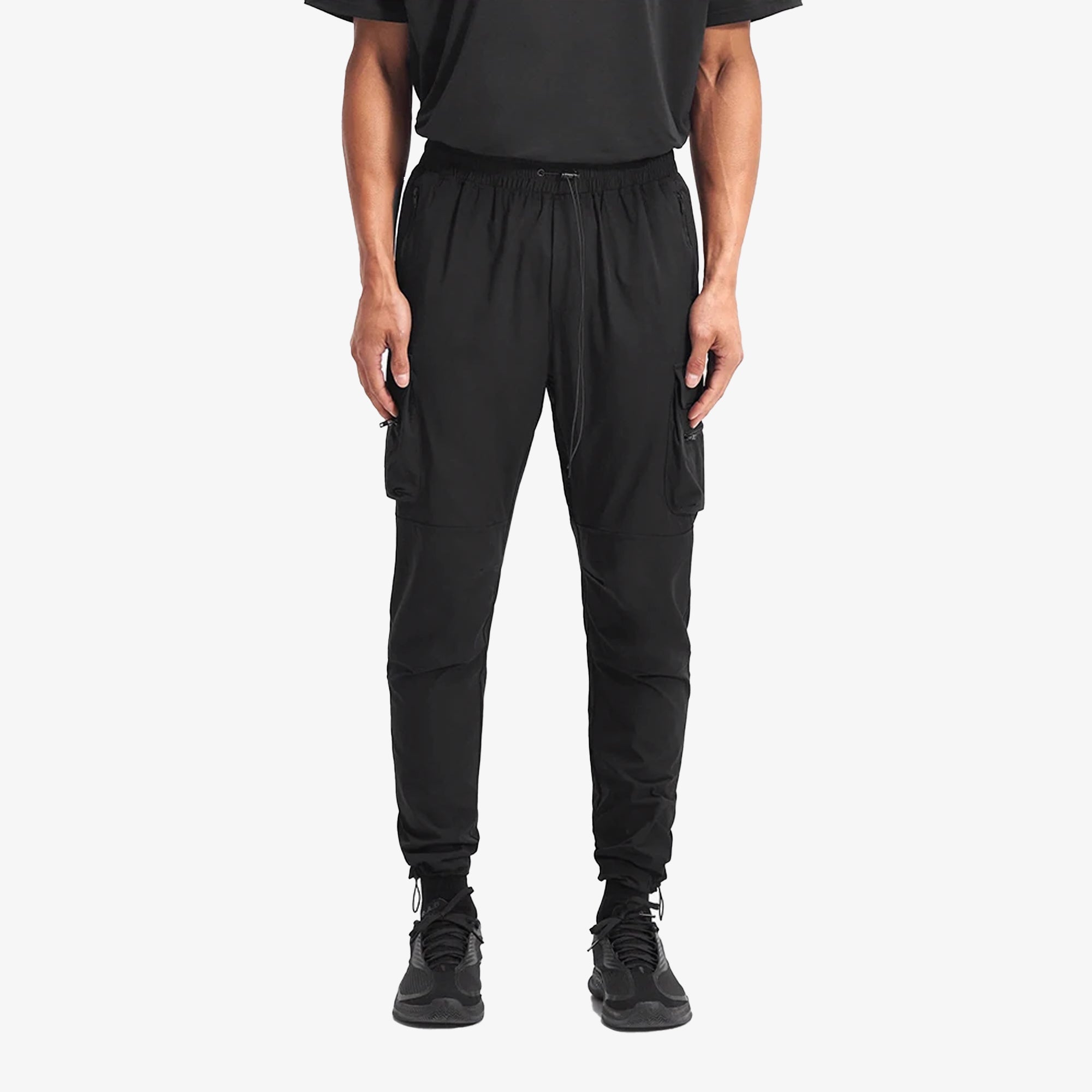 Represent | Stepped Hem Sweatpants { 247 Pant { Black