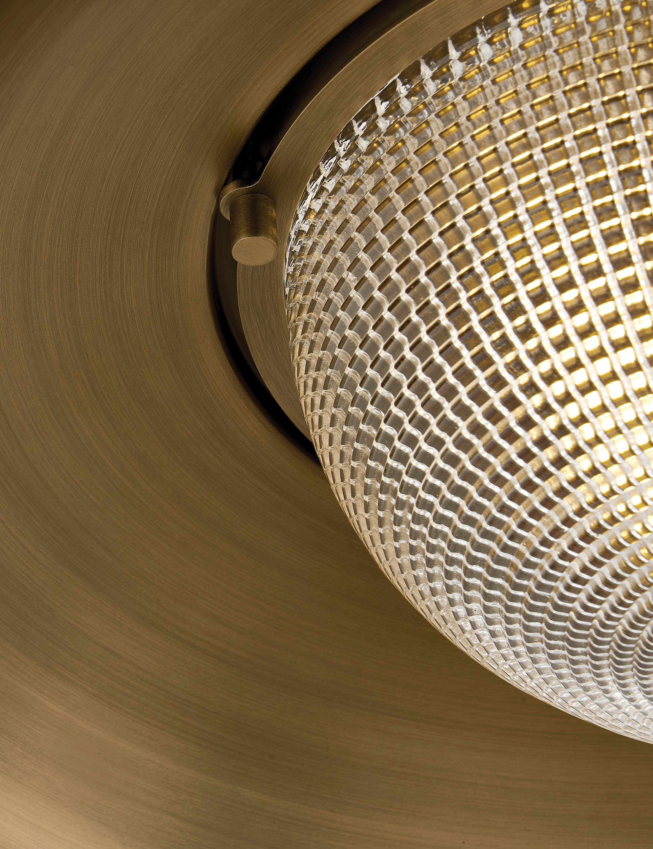 Lulu and Georgia Toro Semi-Flush Mount Light – Aged Brass - view 4