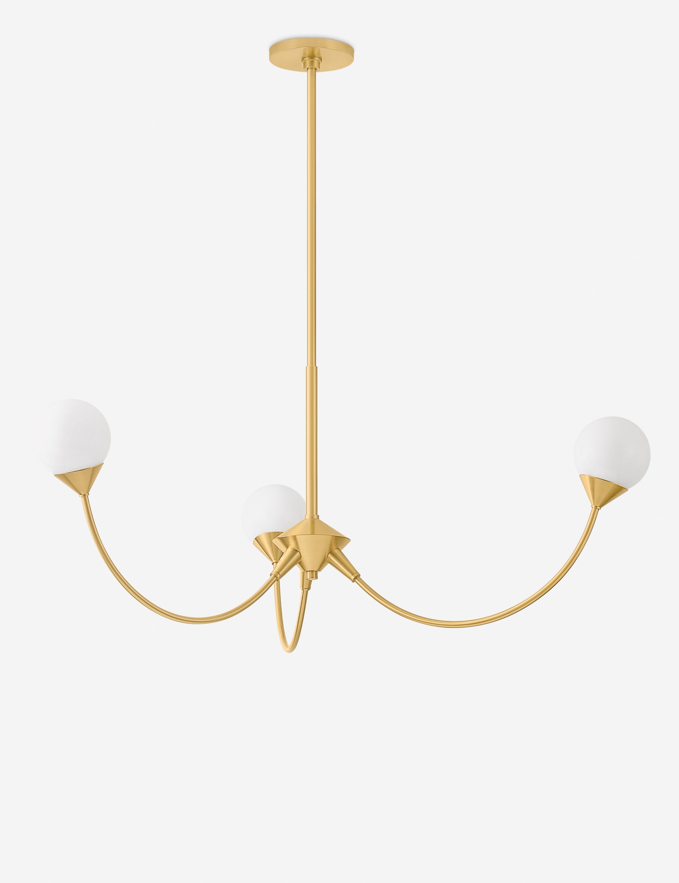 Lulu and Georgia Jillian Chandelier – Aged Brass