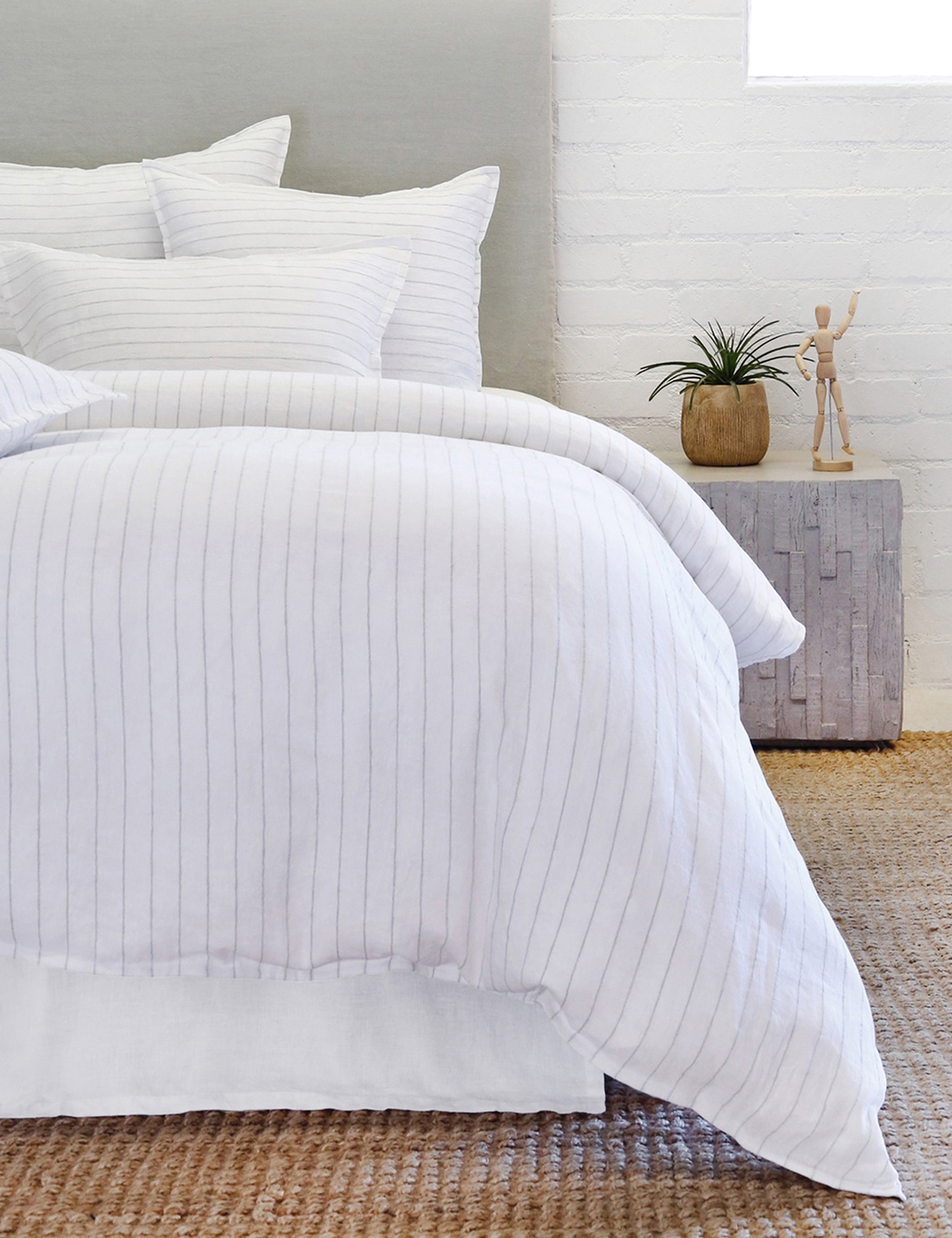 Lulu and Georgia Blake Linen Duvet by Pom Pom at Home - view 2