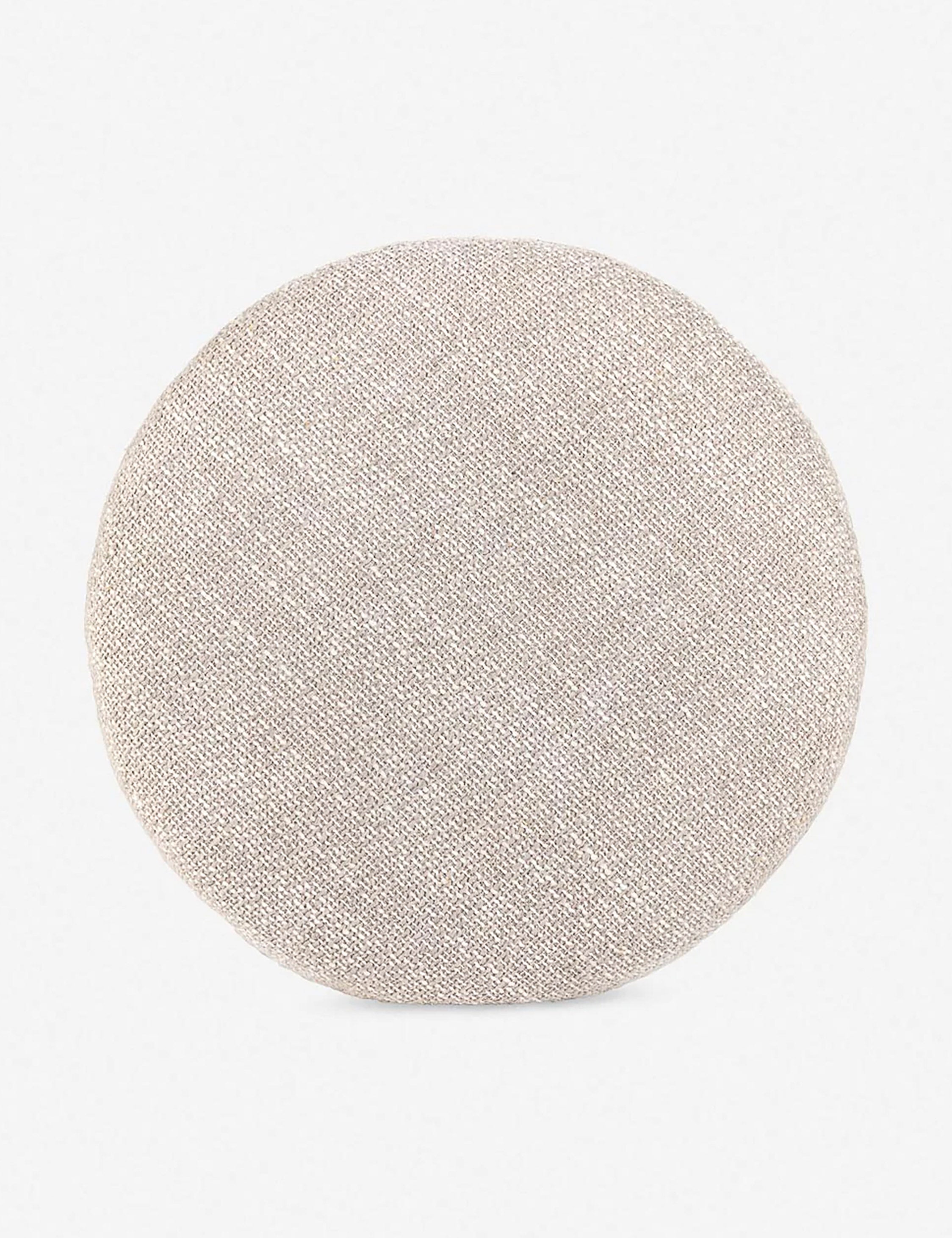 Lulu and Georgia Yurewn Round Ottoman – Natural - view 4
