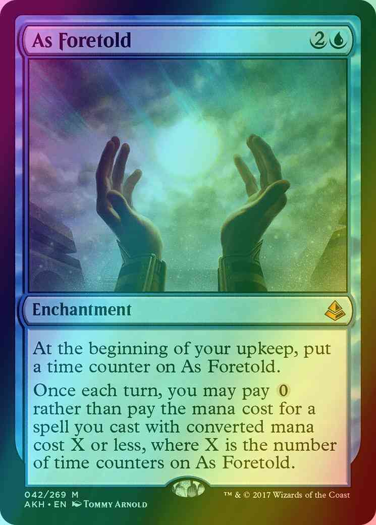 As foretold 42 – Magic As Foretold [42] [Amonkhet] [Foil]