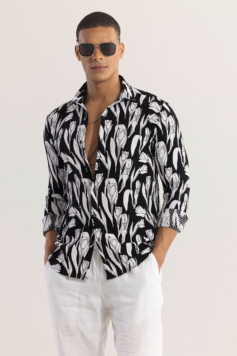 SNITCH Helvola Black Shirt