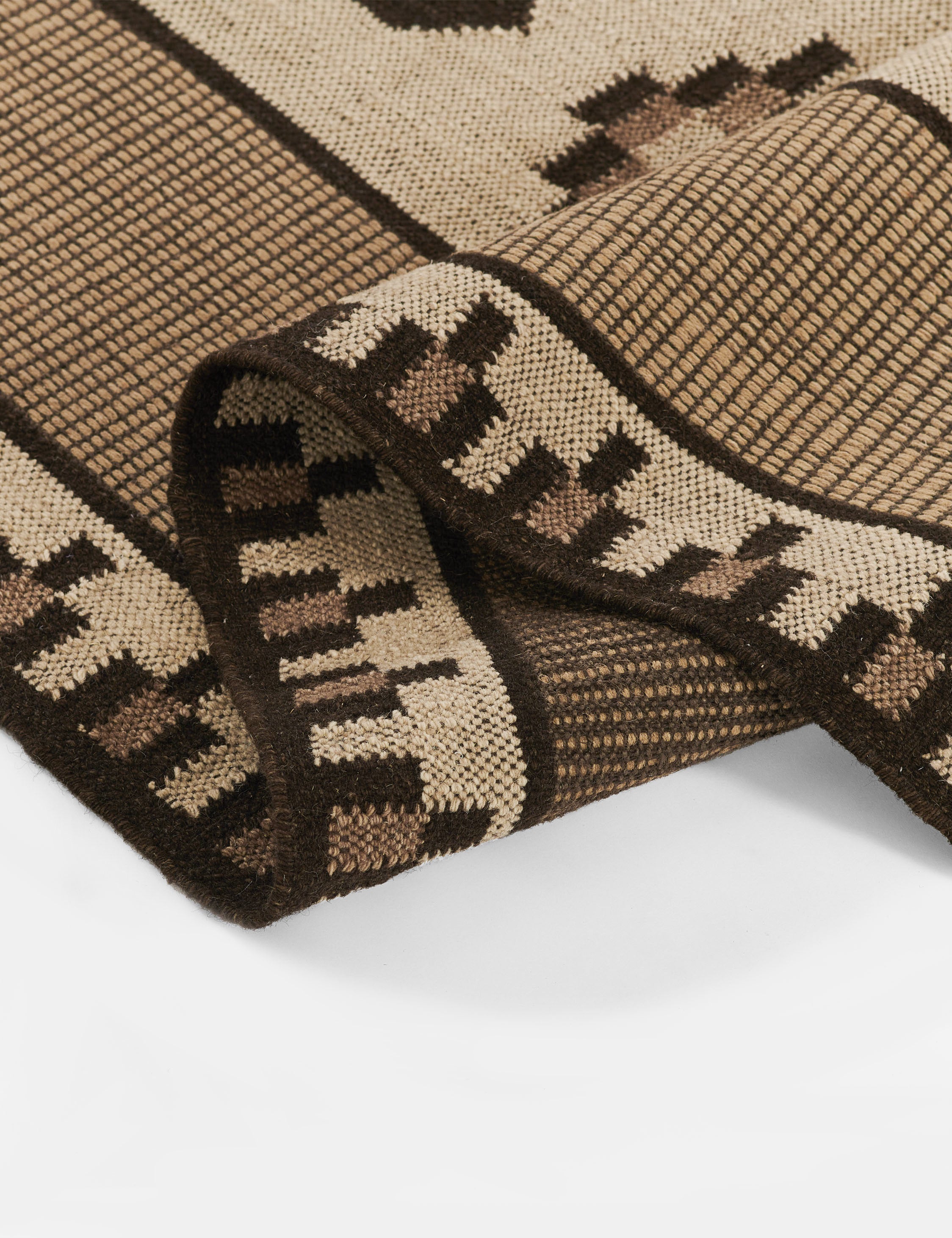 Lulu and Georgia Crouse Flatweave Wool Rug - view 4