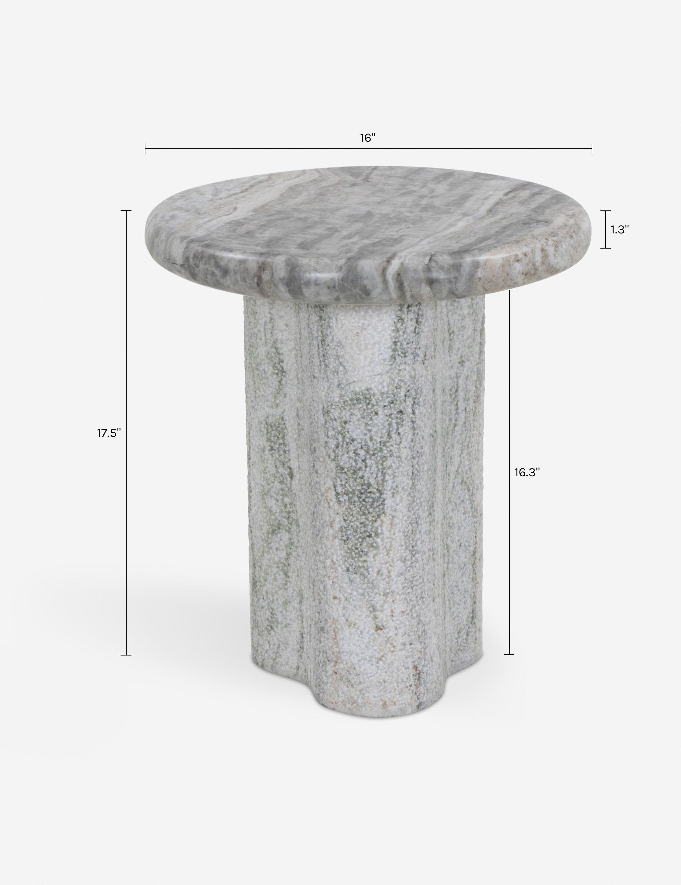 Lulu and Georgia Waylie Small Round Side Table by Amber Lewis x Four Hands - view 10