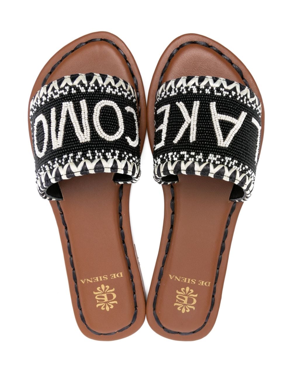 De Siena Lake Como Beads Flat Sandals. - view 2