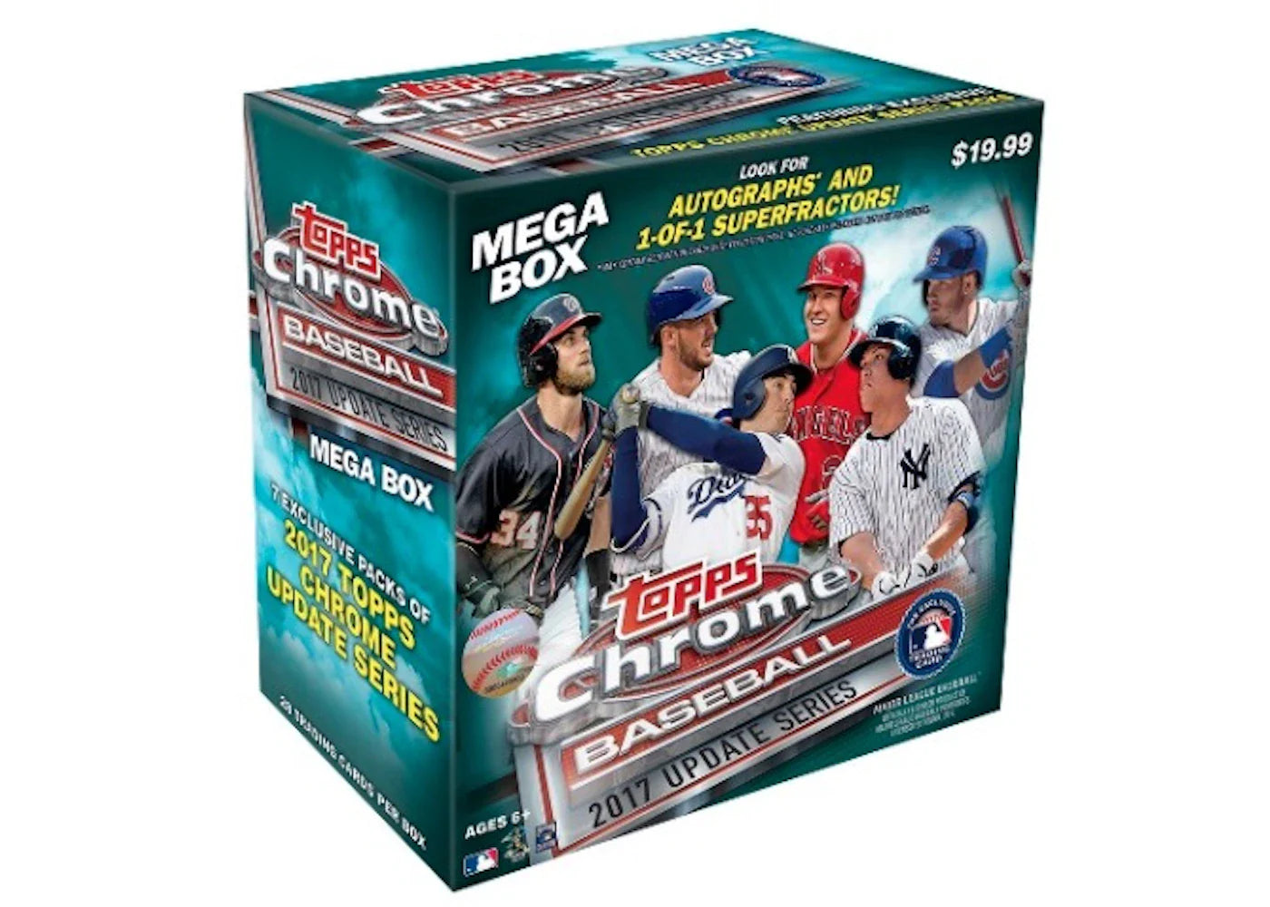 2017 Topps Chrome Update Series Baseball Mega Box