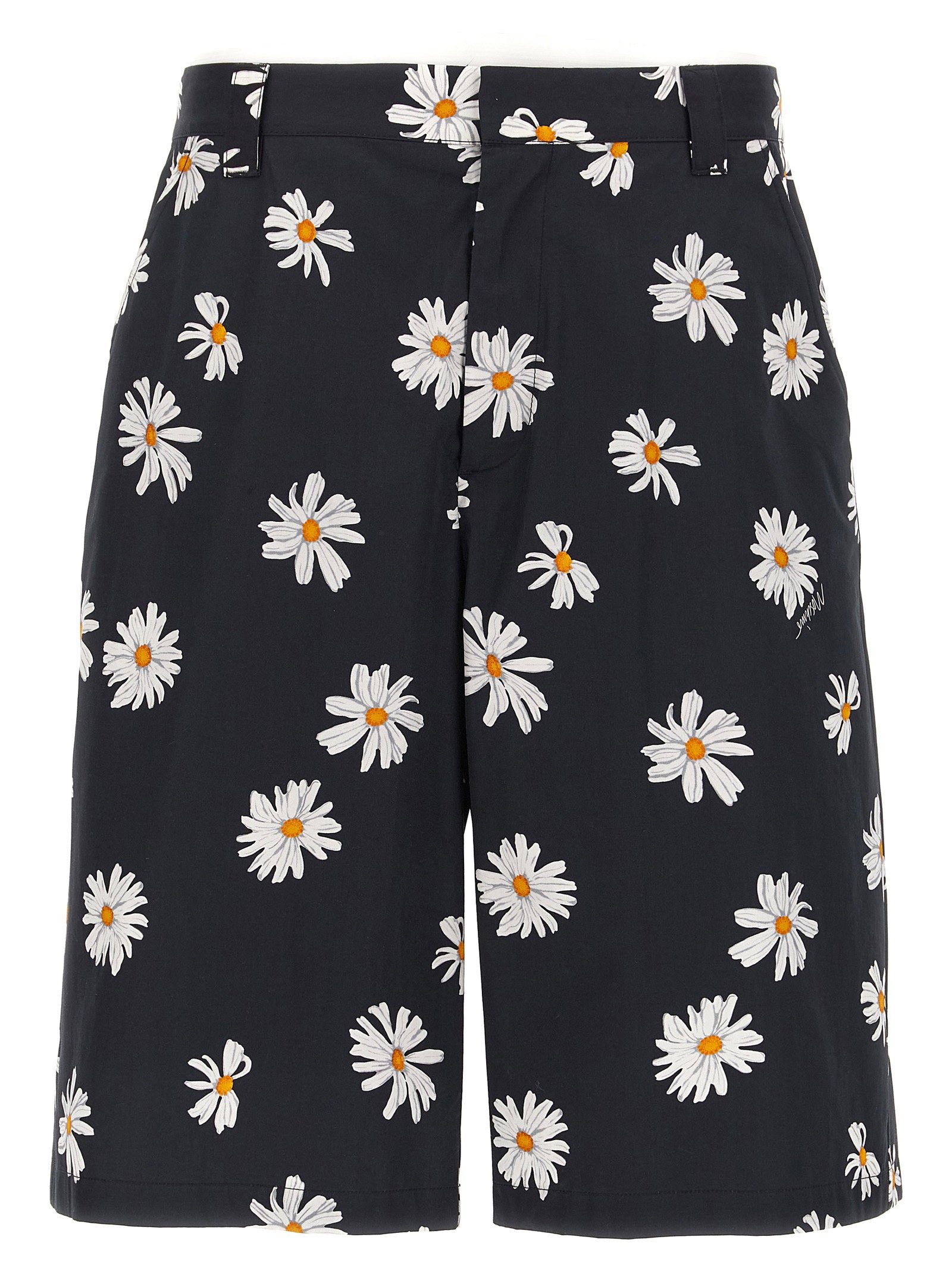 Moschino Margherite Print Bermuda Shorts – 100% cotton