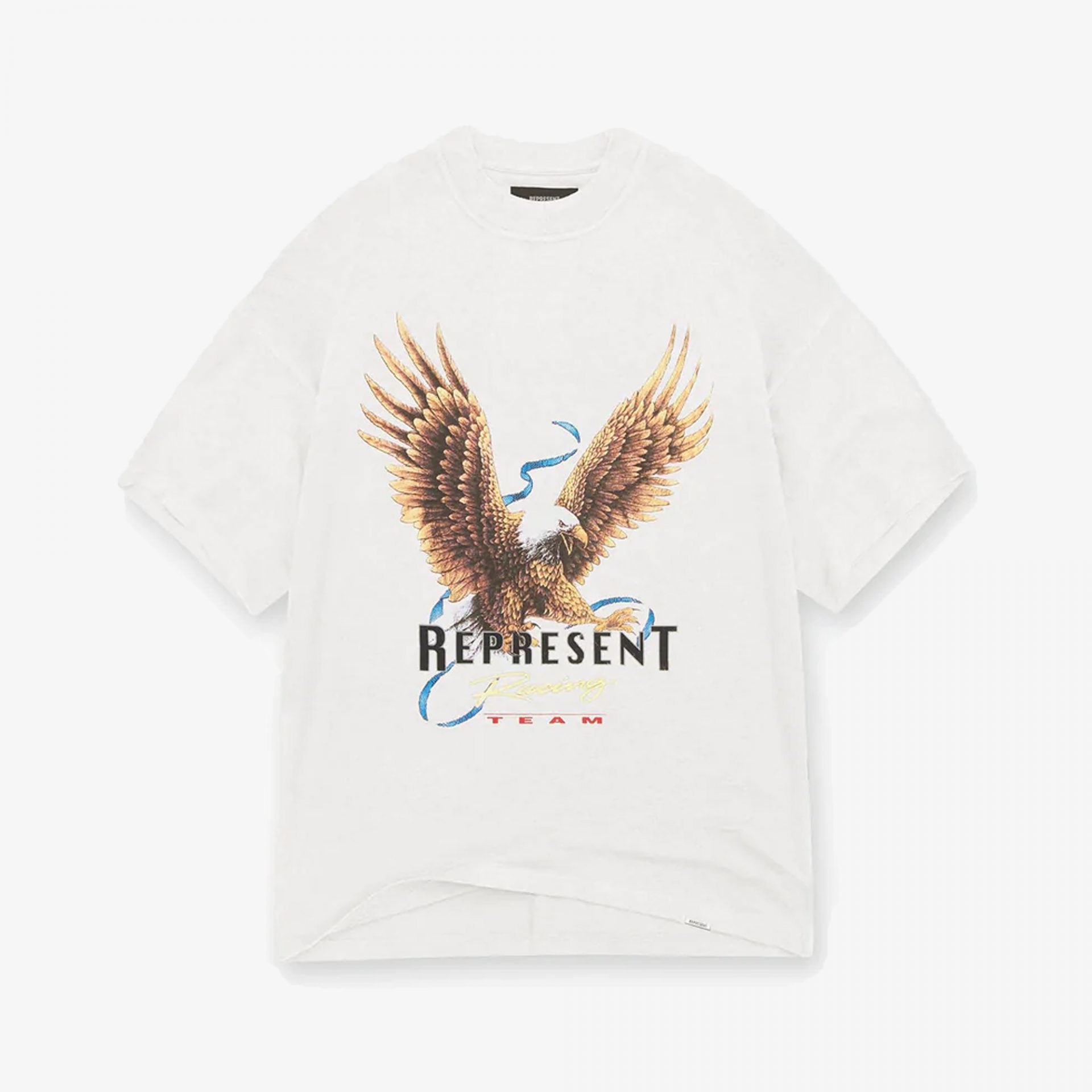 Represent | RACING TEAM EAGLE T-SHIRT { FLAT WHITE - view 2