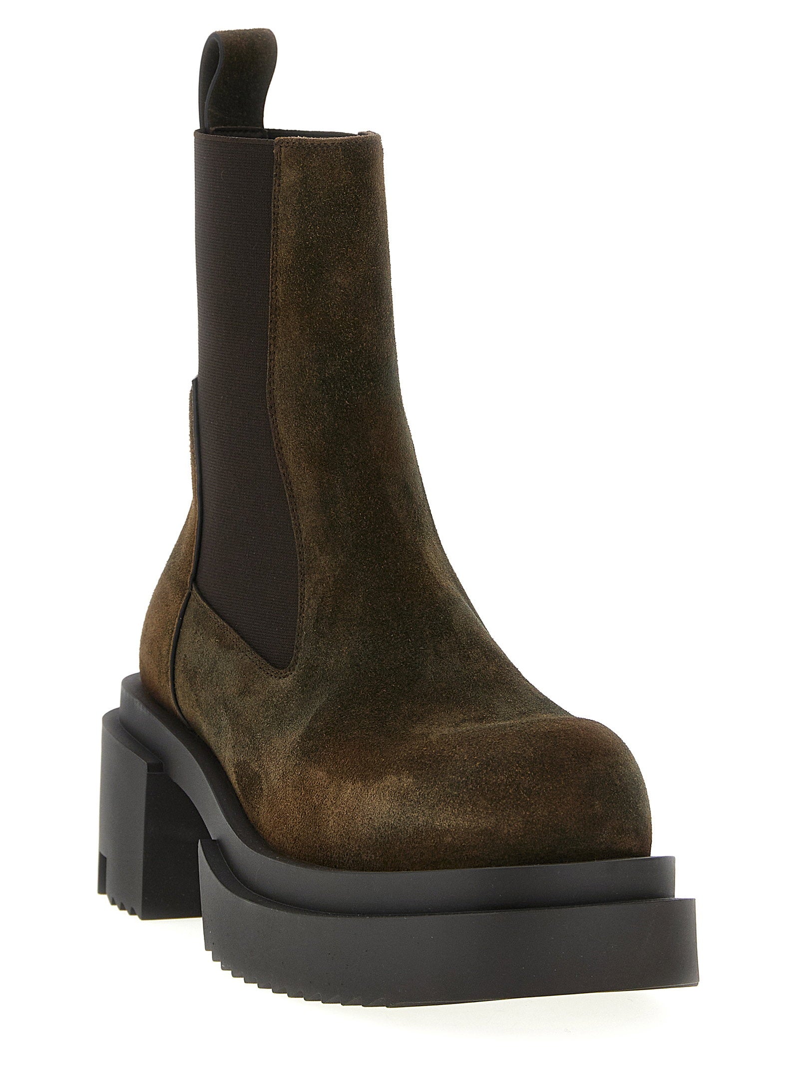 Rick Owens Beatle Bogun Ankle Boots – 100% cow fur - view 2