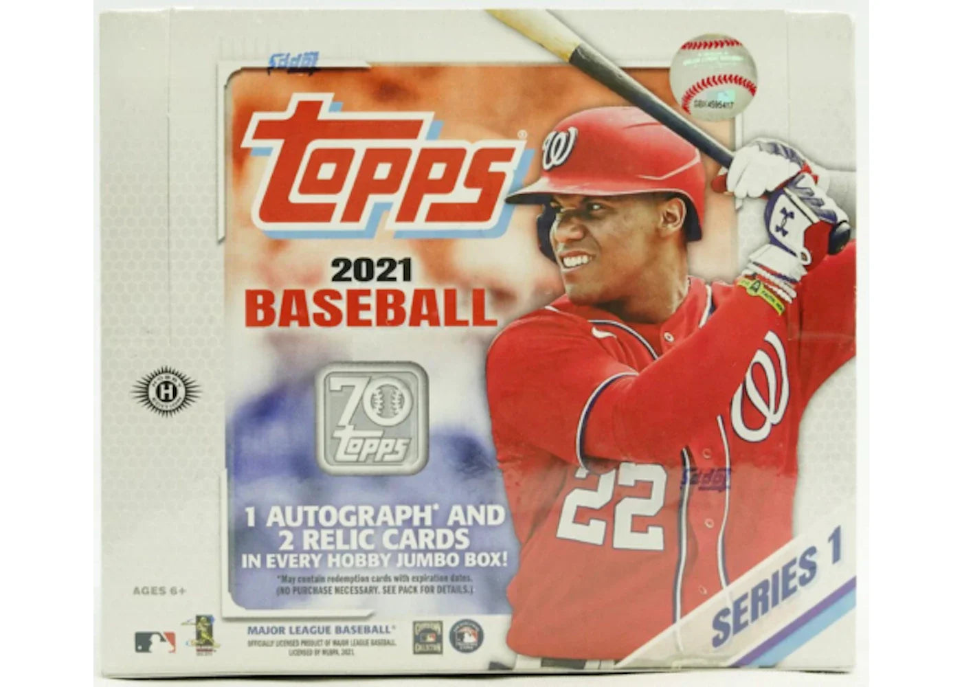 2021 Topps Series 1 Baseball Jumbo Box - view 2