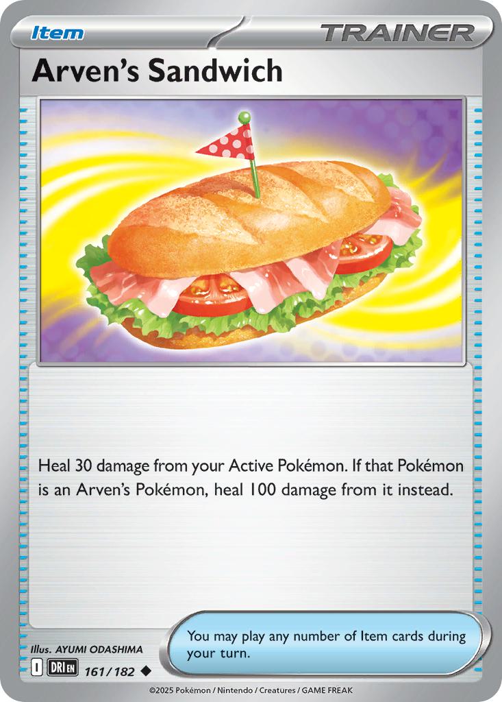 Uncommon sv10-161 non-holo – Pokémon Arven's Sandwich - 161/182 - Uncommon [sv10-161] [Non-Holo]
