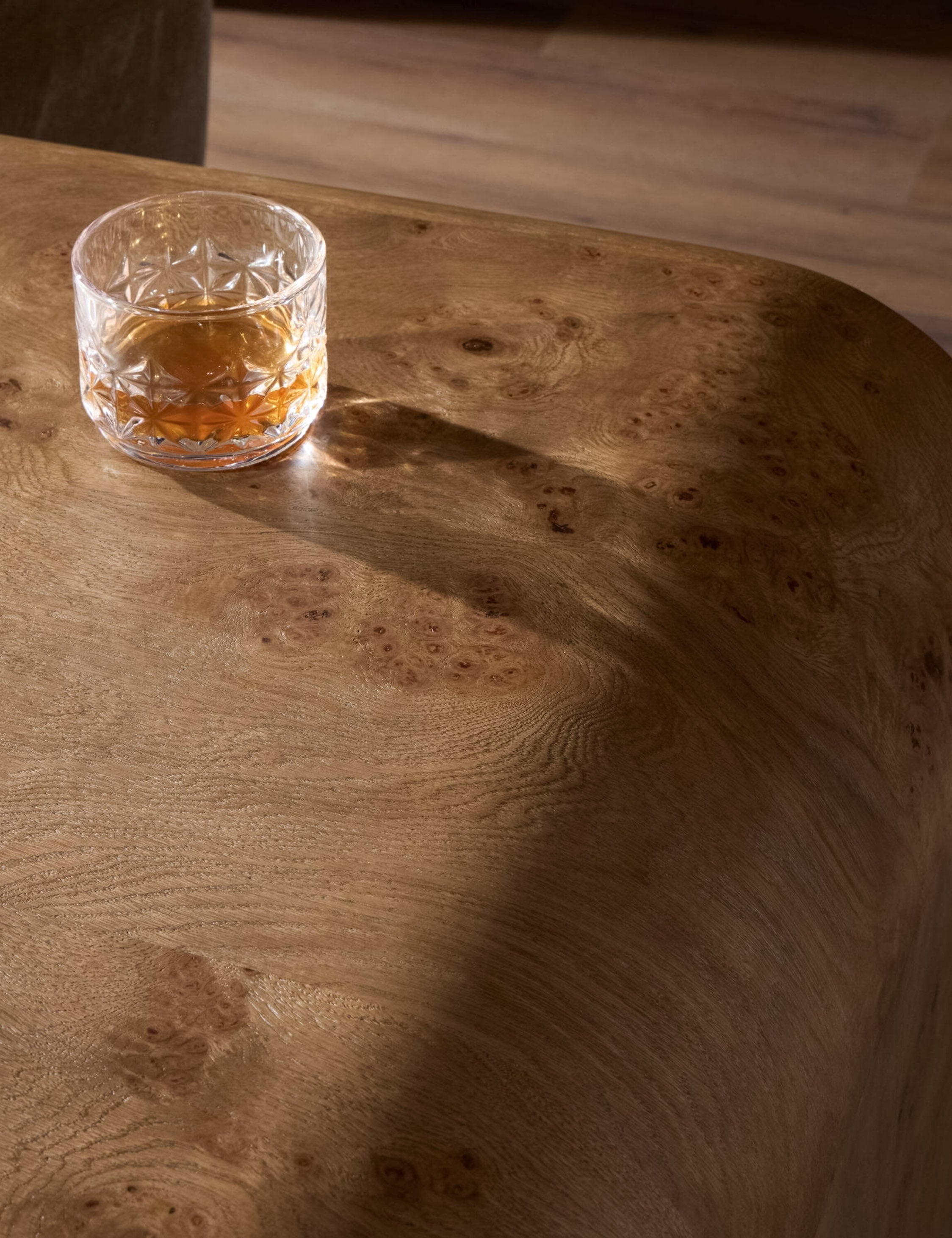 Lulu and Georgia Kristoffer Desk – Natural Burl - view 7