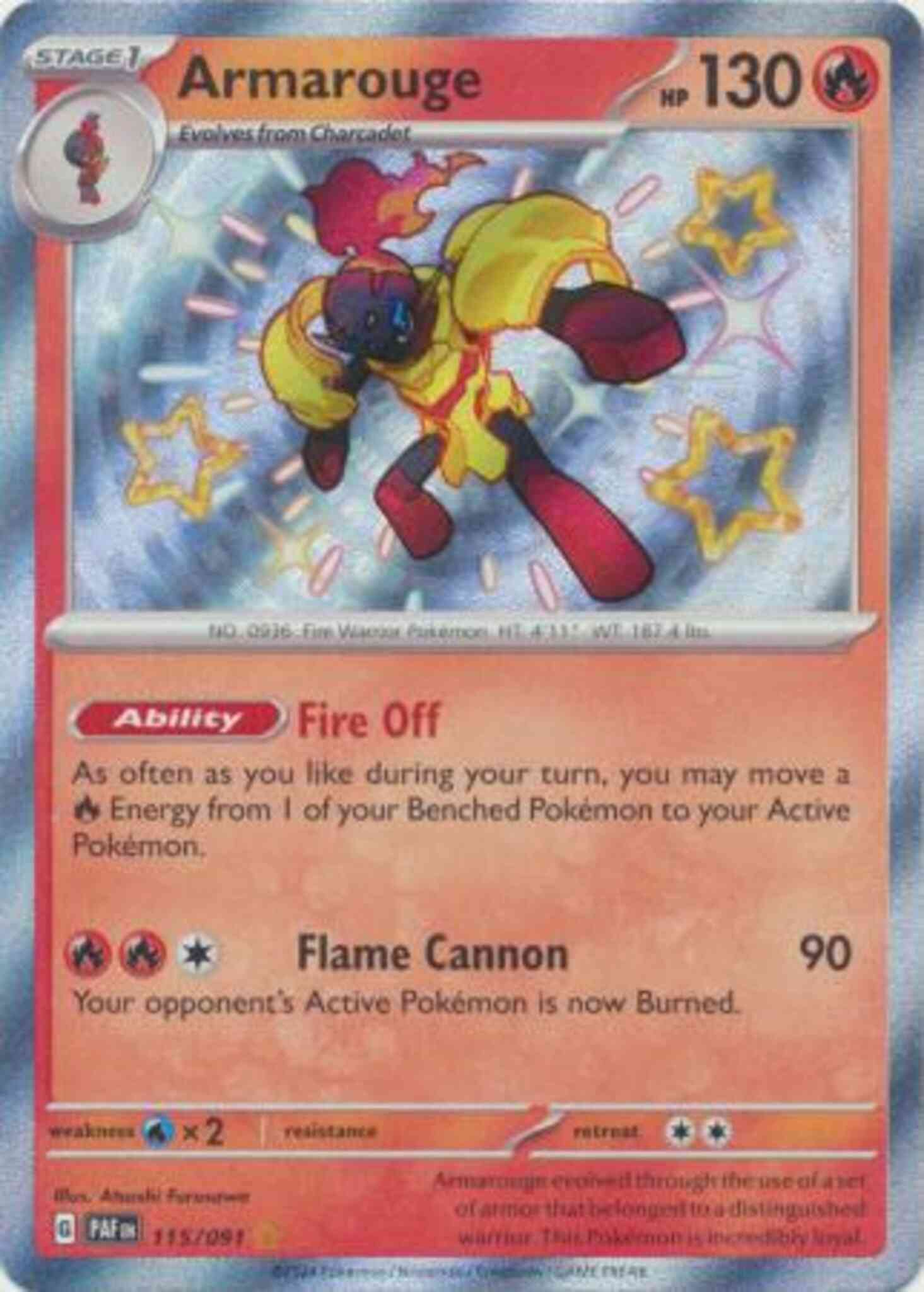 Shiny rare sv045-115 – Pokémon Armarouge - 115/091 - Shiny Rare [sv045-115] [Secret]