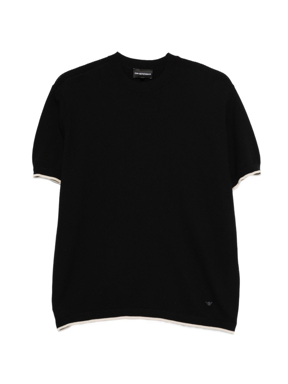 Emporio Armani Cotton knitted t-shirt – 100% Cotton