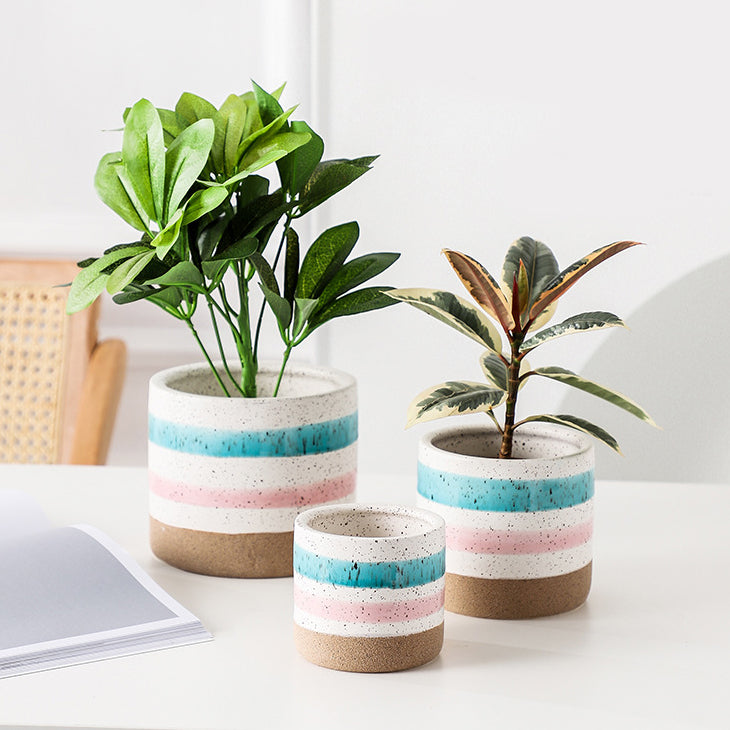 Nestasia Multicolour Plant Pot Set Of 3