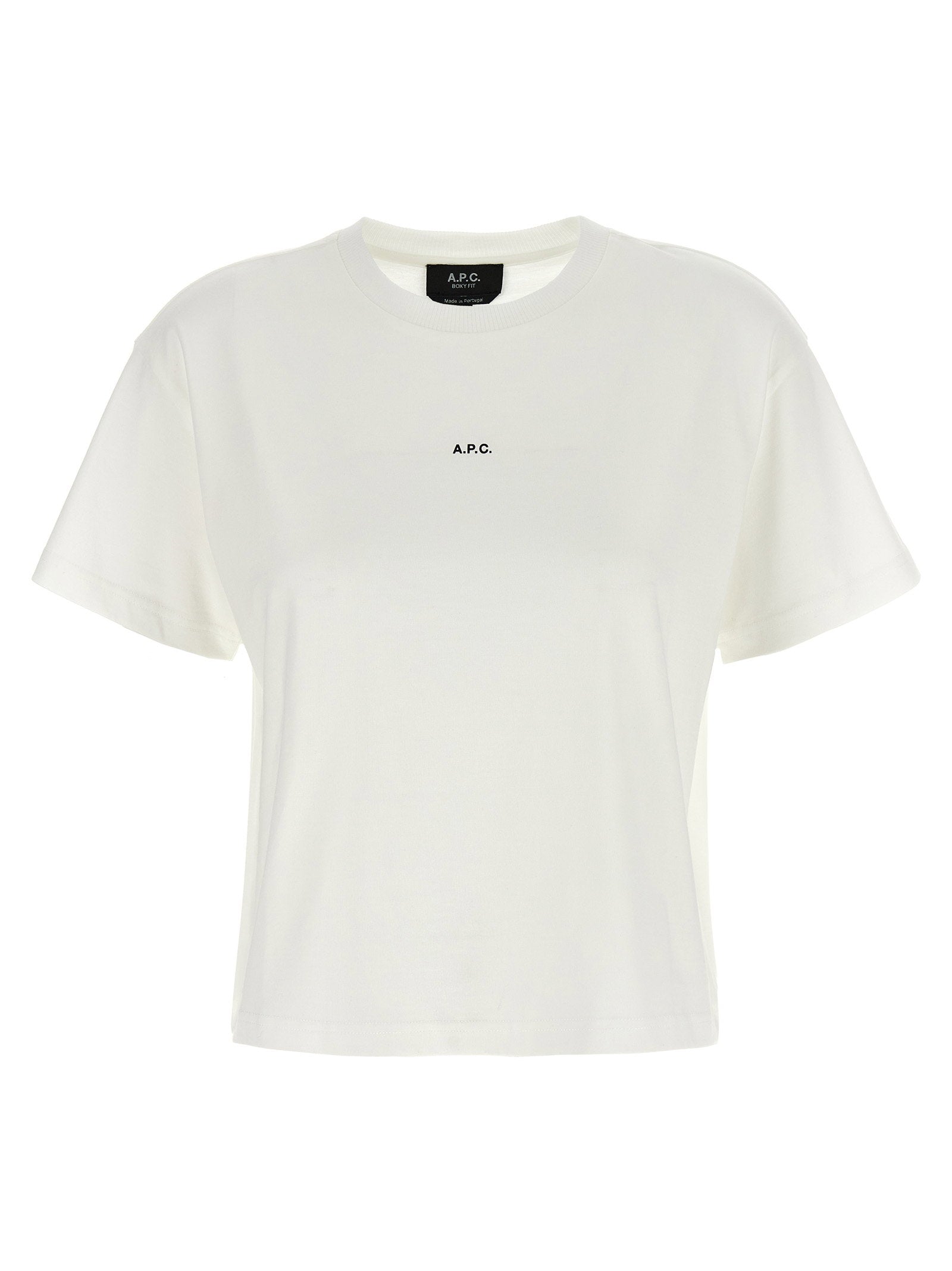 A.p.c. Boxy Micro Logo T-shirt – 100% organic cotton