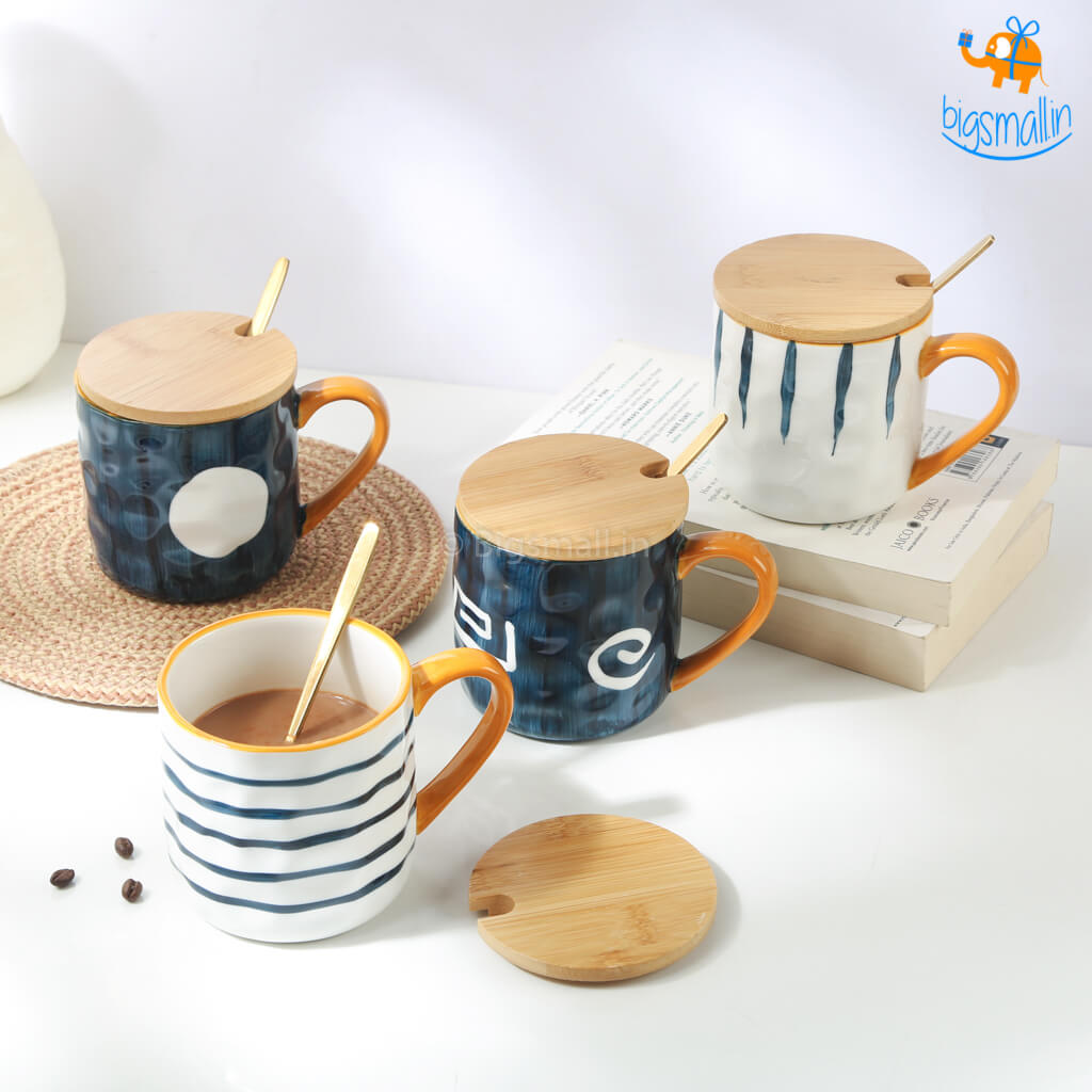 Bigsmall_hmk Shibori Printed Ceramic Mug - view 2