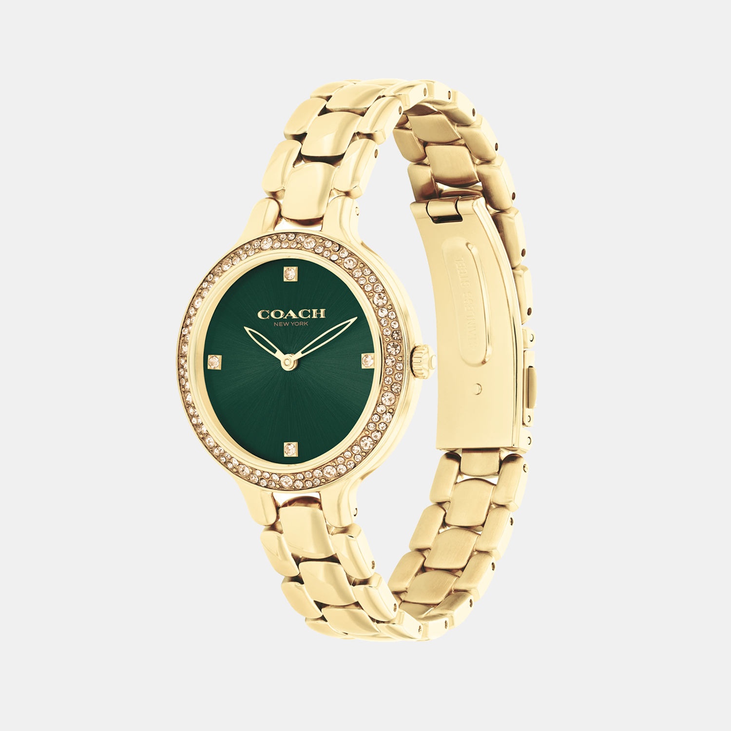 Coach Chelsea Women Quartz Green Dial Analog Stainless Steel Watch 14504251 - view 2