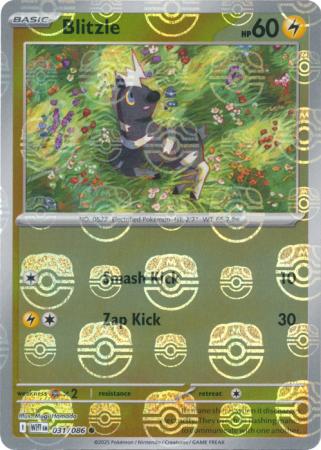 Pokémon Blitzle - Master Ball Pattern - 031/086 - Common [sv105w-031] [Reverse Holo]