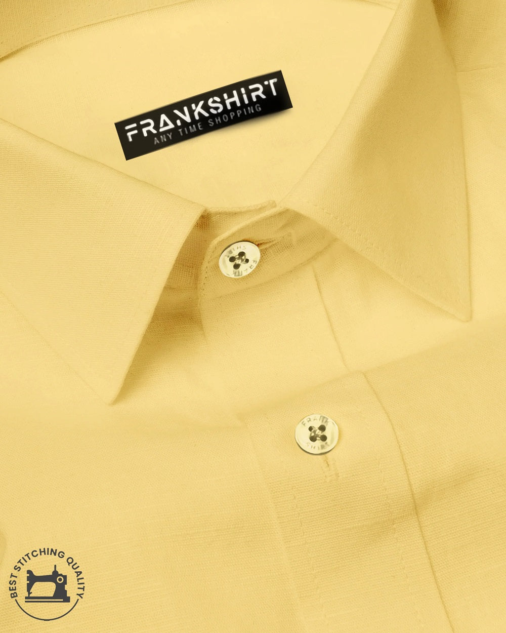 BlackTree Pack of 2 Cotton Shirt for Man (Lemon and Light Blue) - view 2