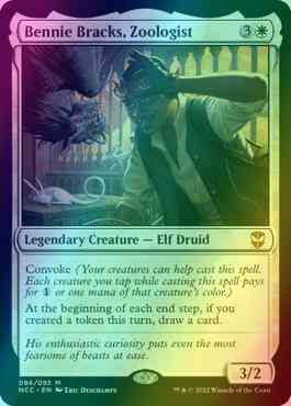 Bennie bracks zoologist – Magic Bennie Bracks, Zoologist [86] [Streets of New Capenna: Commander] [Foil]