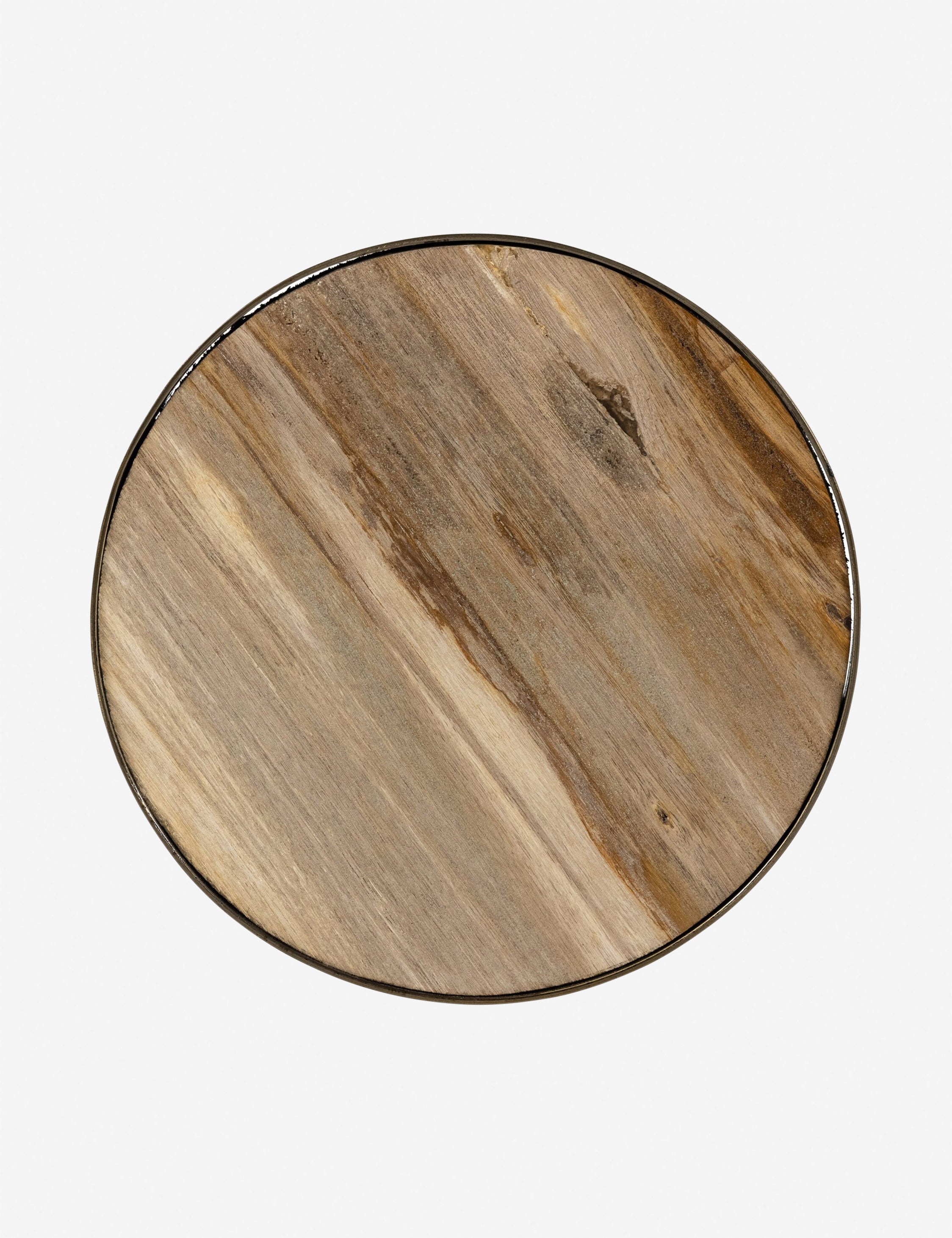 Lulu and Georgia Courtland Round Side Table – Brass - view 8