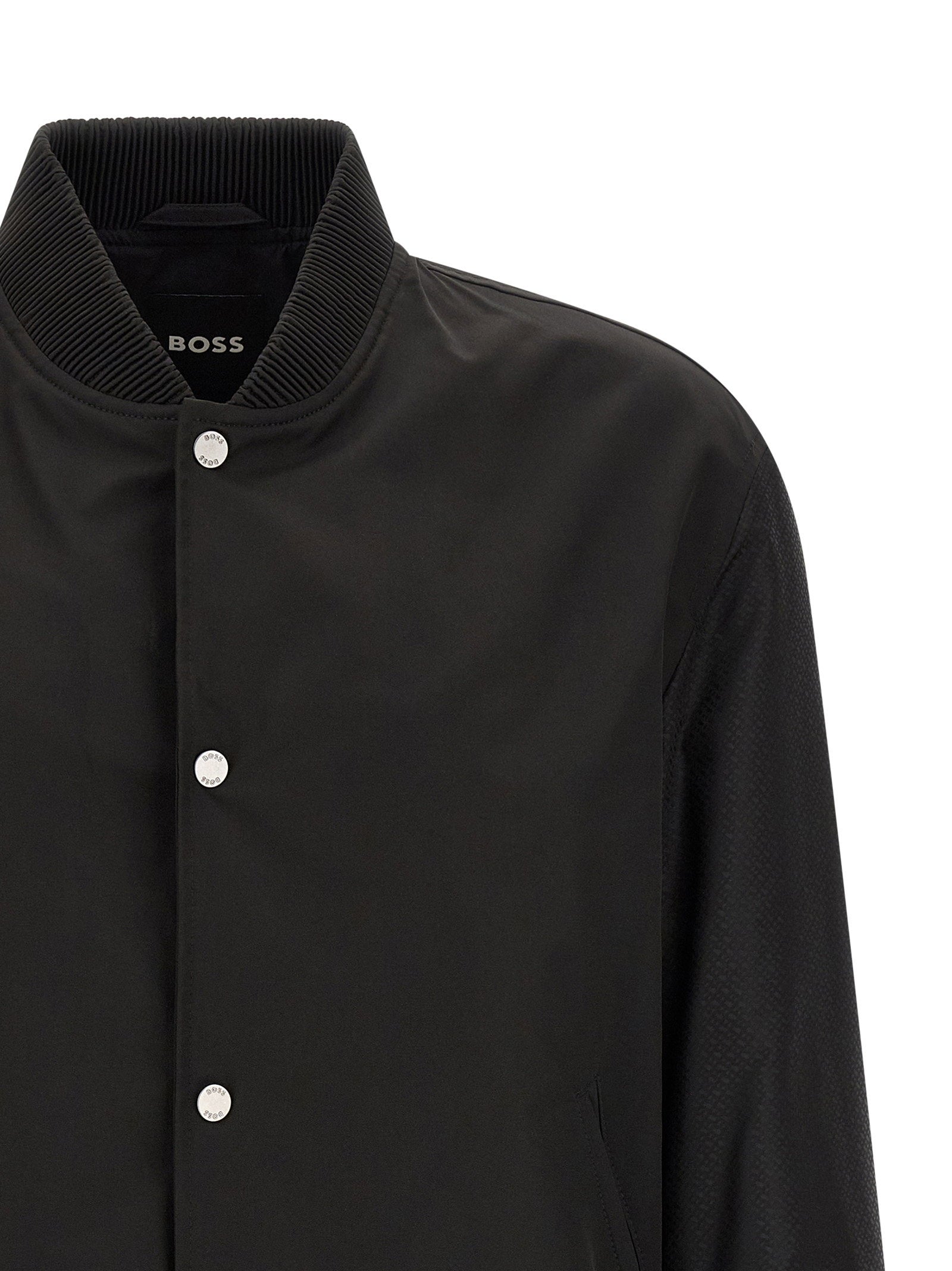 Hugo Boss Monogram Sleeve Bomber Jacket – 100% polyester - view 3