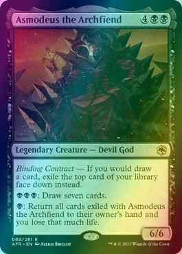 Magic Asmodeus the Archfiend [88] [Adventures In The Forgotten Realms] [Foil]