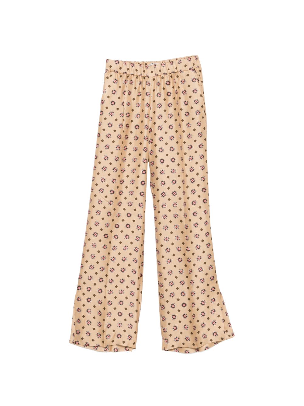 Alberto Biani Printed silk trousers – Outer: Silk 100%