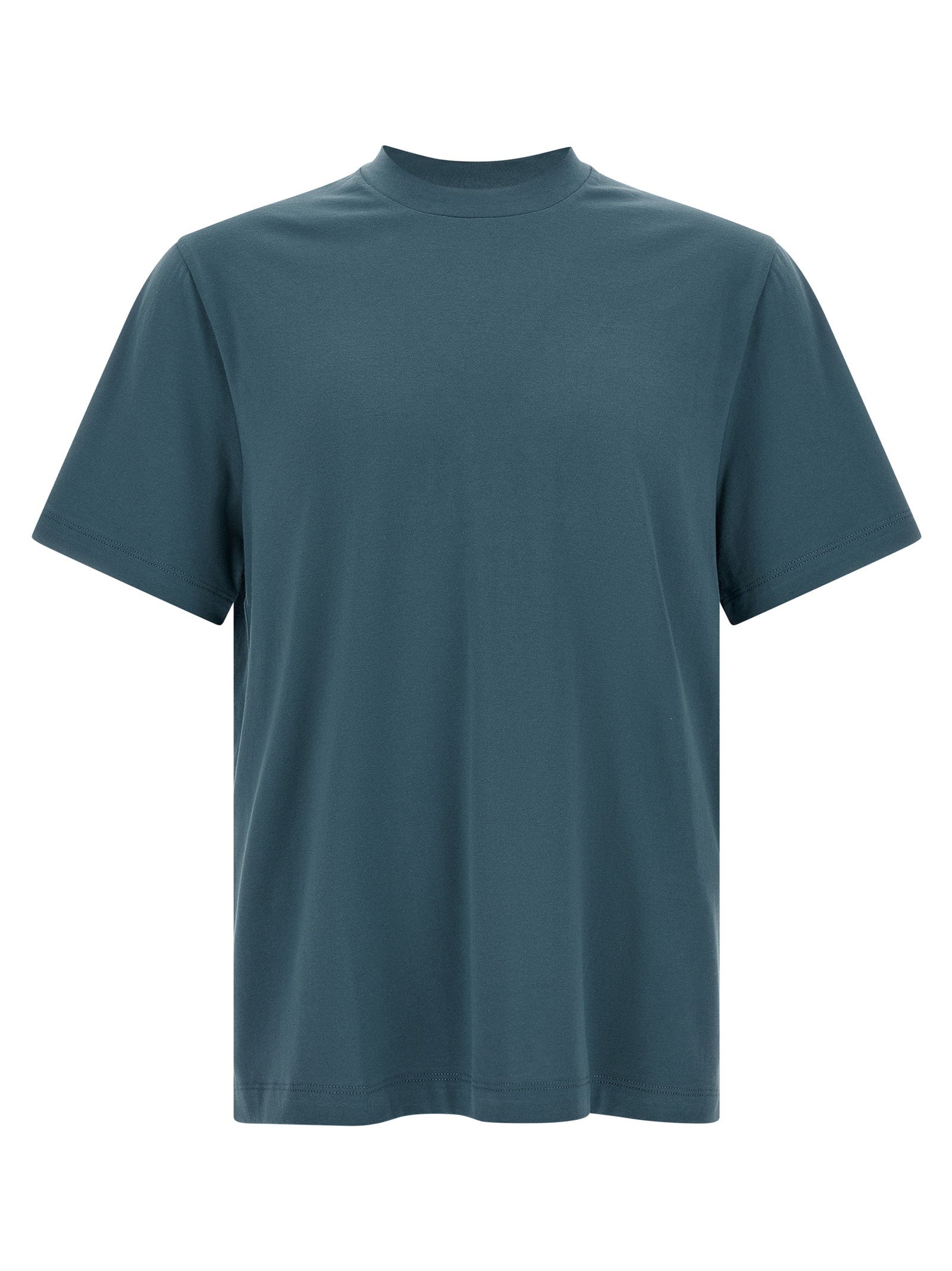Brioni Logo Embroidery T-shirt – 100% cotton