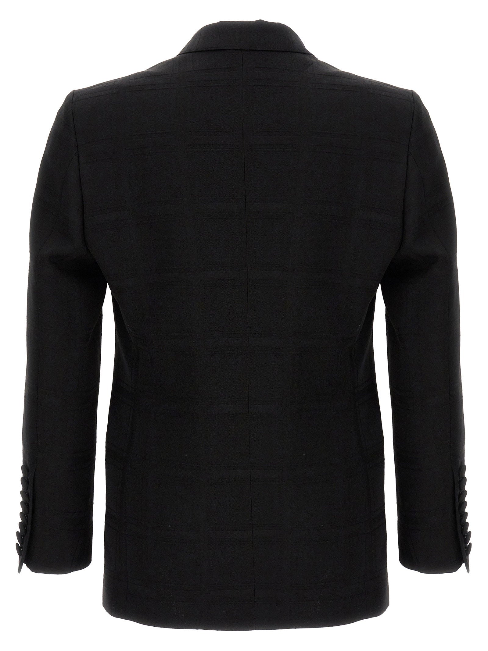 Etro Check Double-breasted Blazer – 100% virgin wool - view 2