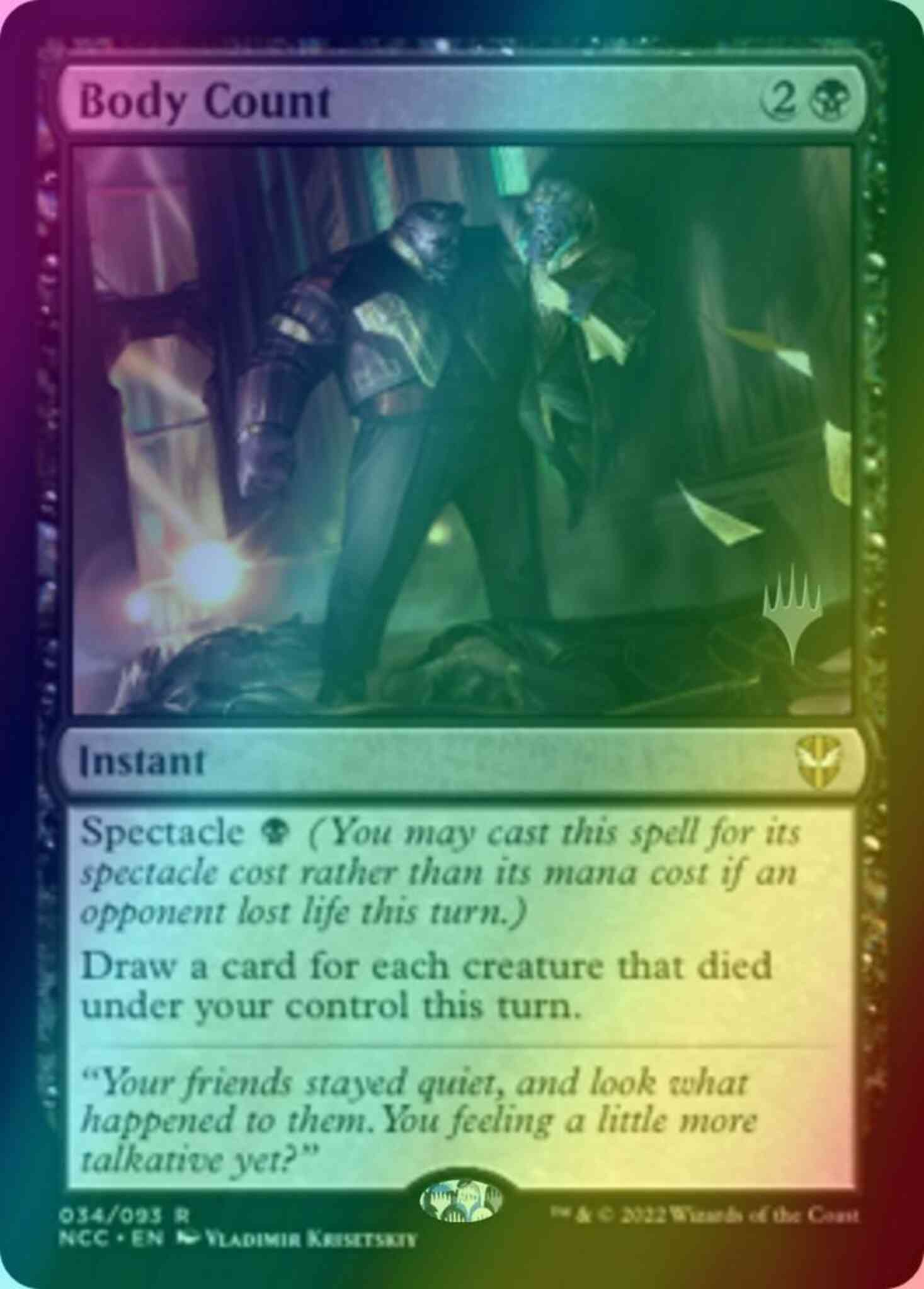 Body count promo – Magic Body Count [Promo Pack] [34p] [Streets of New Capenna: Commander: Promos] [Foil]