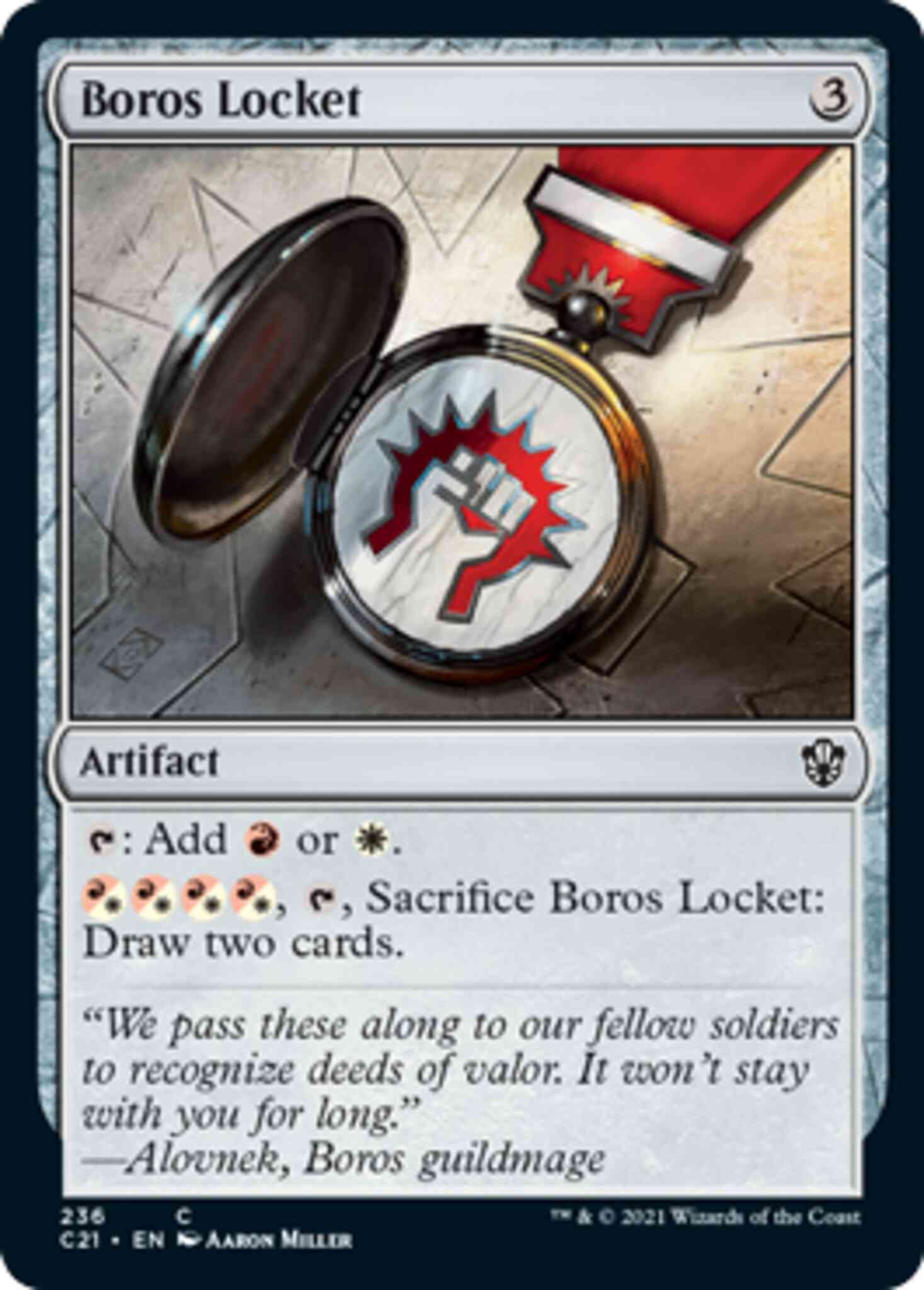 Boros locket 236 – Magic Boros Locket [236] [Commander 2021] [Non-Foil]