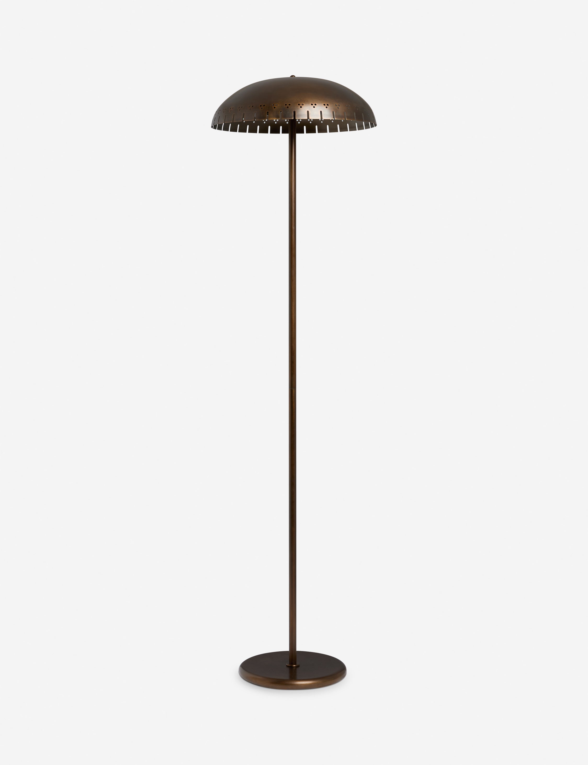 Lulu and Georgia Omero Floor Lamp – Burnished Brass