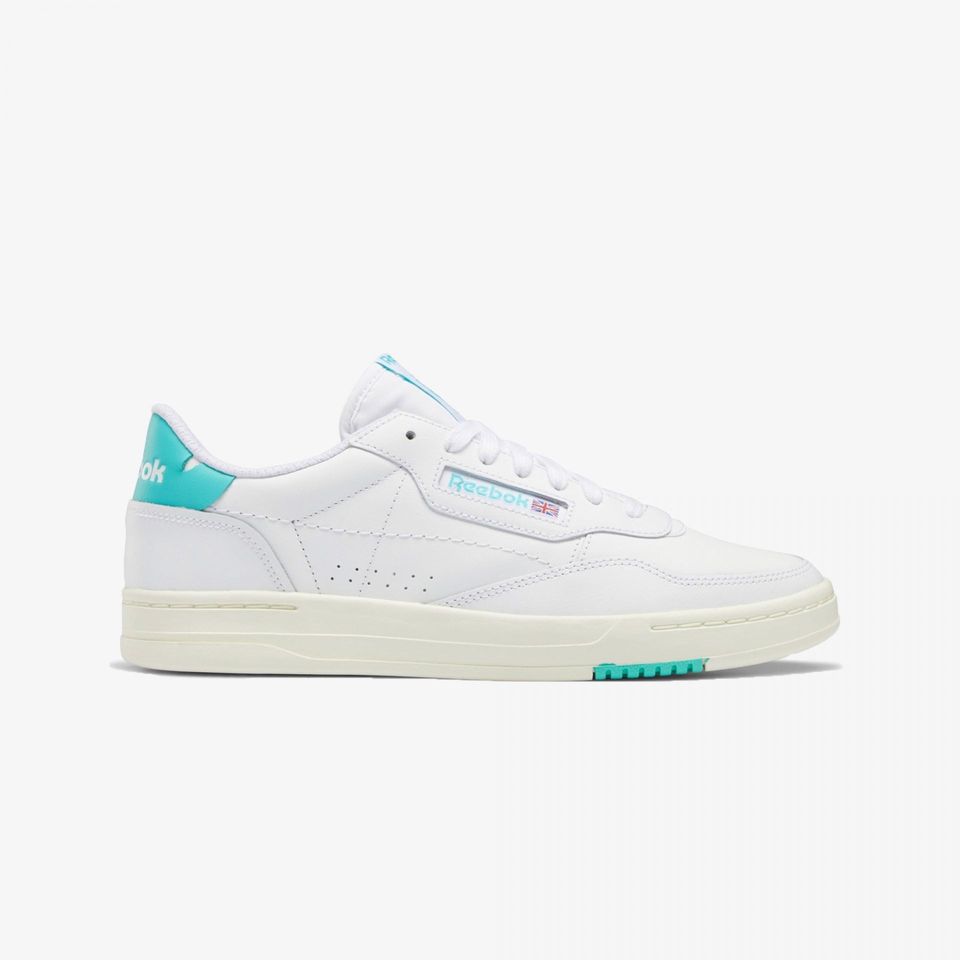 Reebok | COURT PEAK { CLOUD WHITE / CLASSIC TEAL - view 4