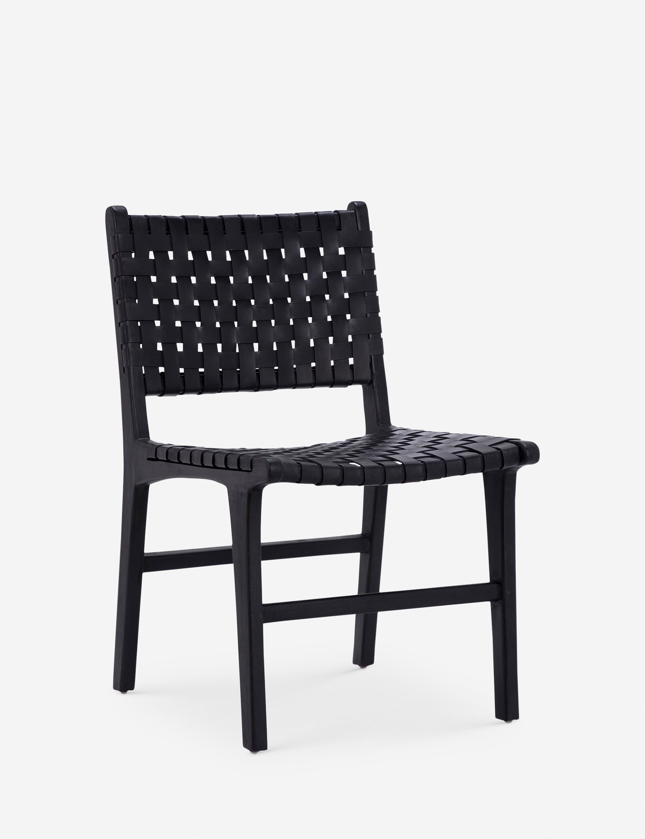 Lulu and Georgia Gallagher Leather Dining Chair - view 2