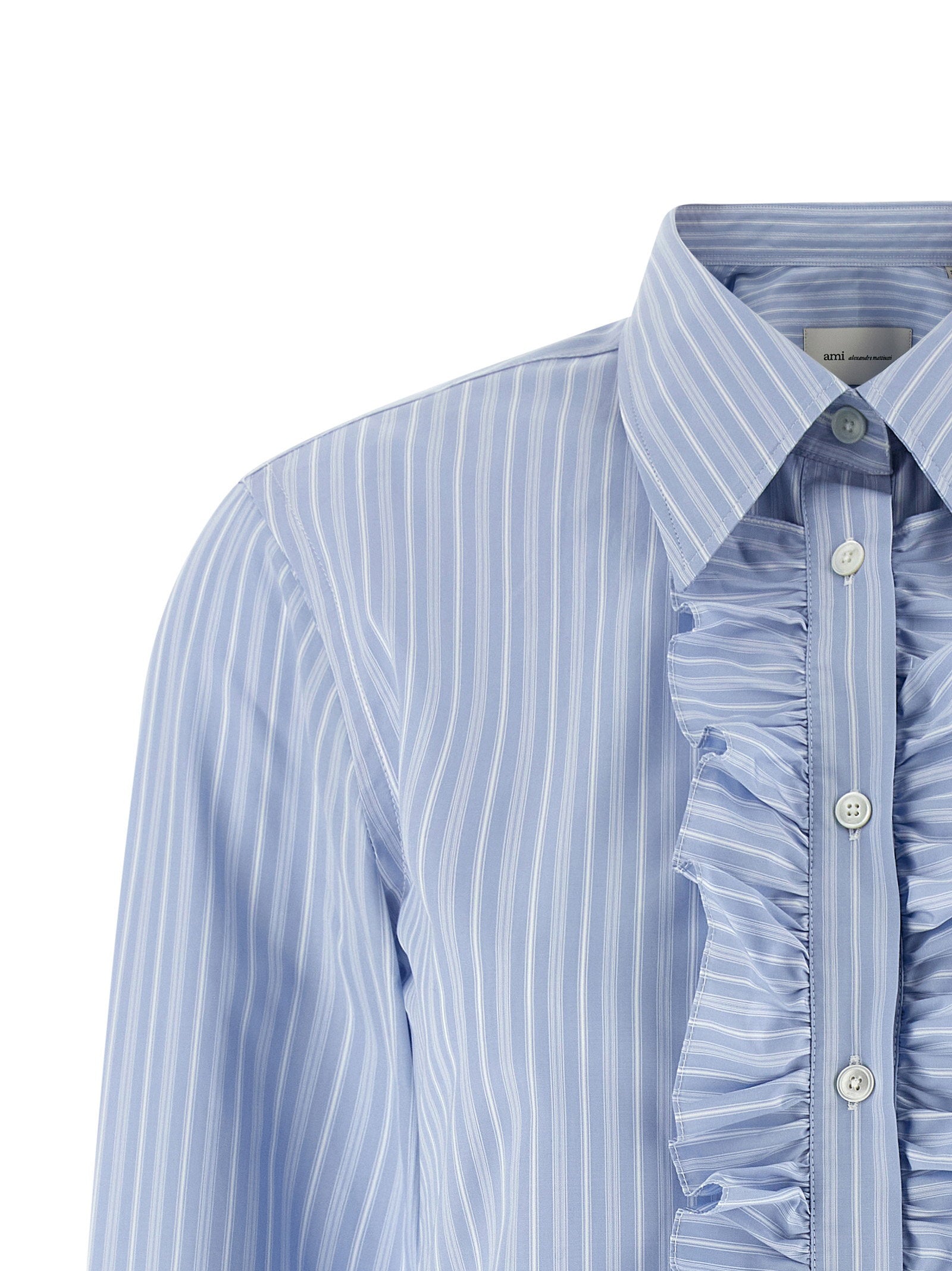 Ami Paris Jabot Shirt – 100% cotton - view 3