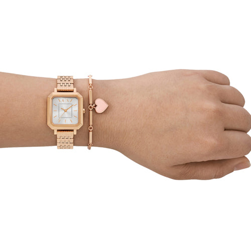 Armani Exchange Leila Silver Dial Women 27mm AX7164SET - view 2